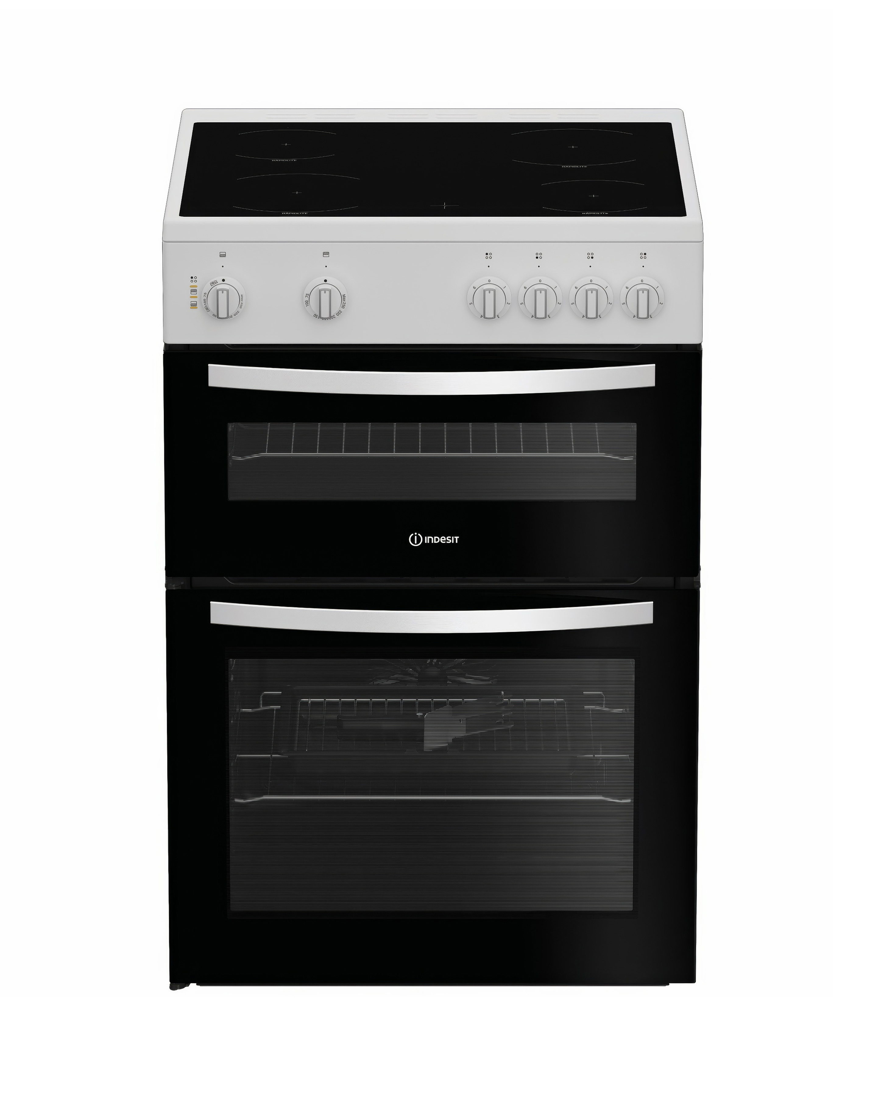 Indesit IDE6VMW Ceramic Hob Cooker