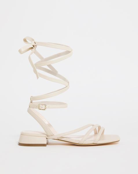 Strappy Flat Sandals Ex Wide