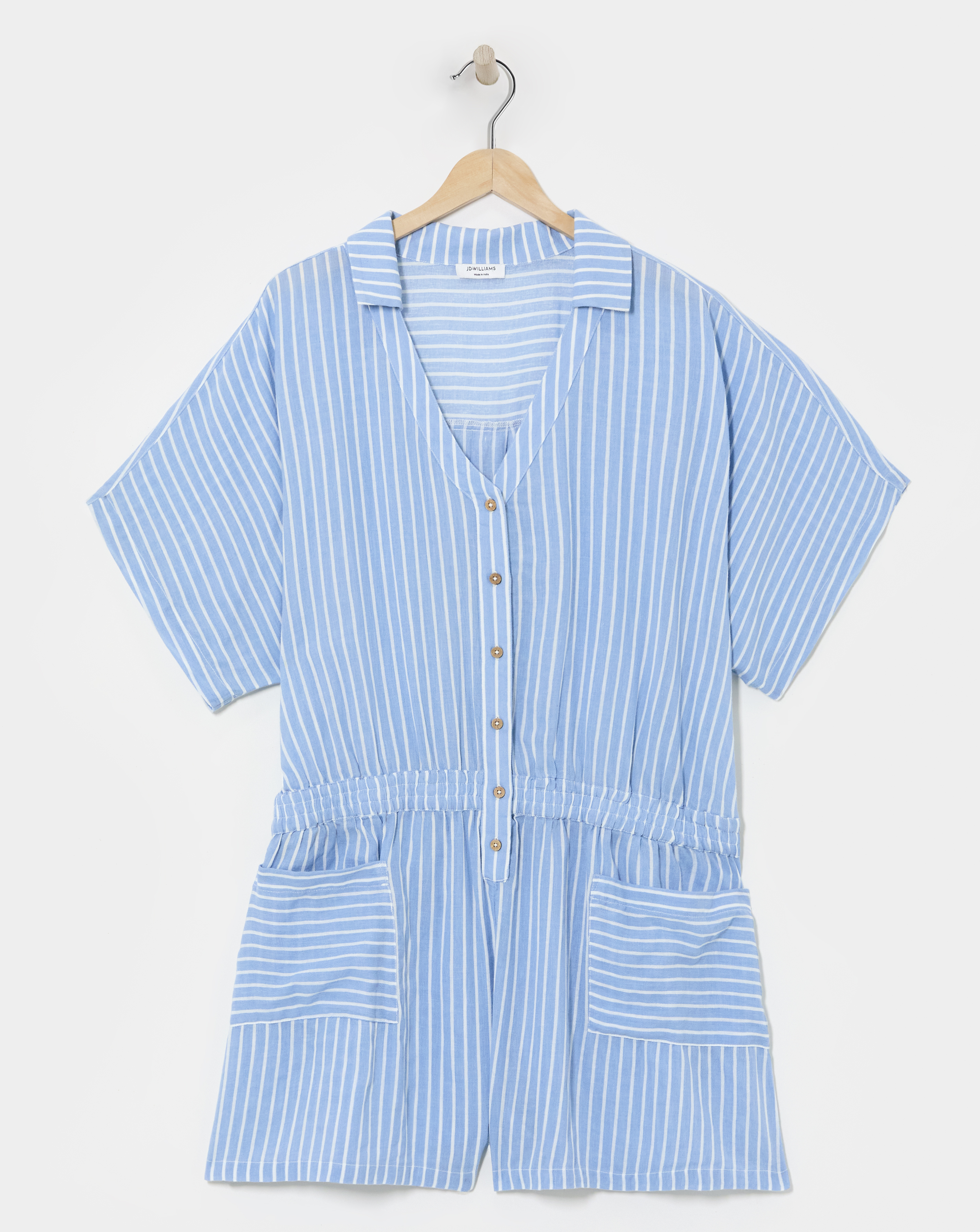 Cheese Cloth Beach Playsuit