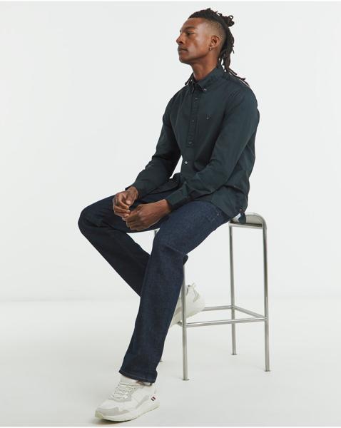 Tommy Hilfiger Flex Poplin Shirt - Black