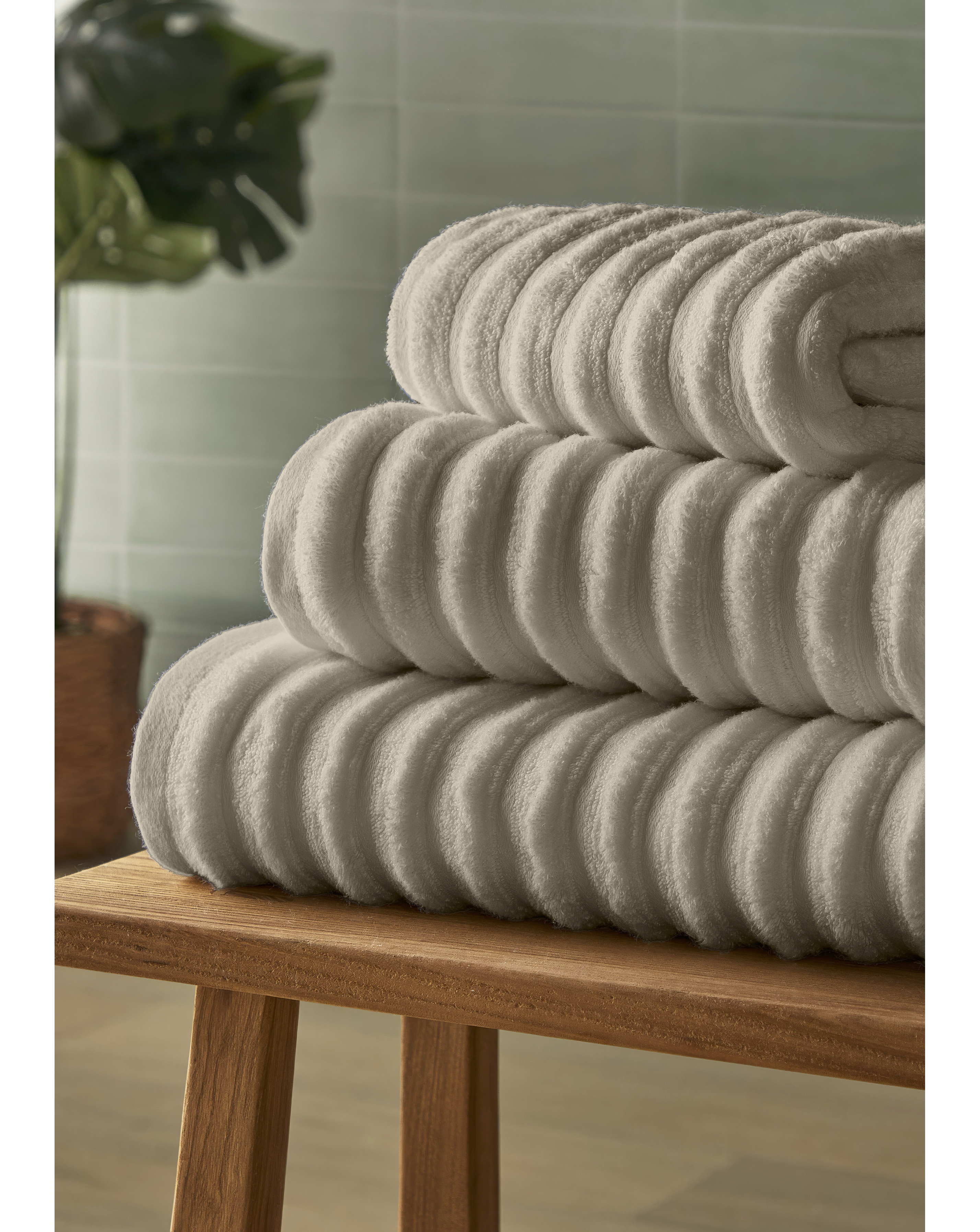 Silentnight Ribbed Cotton Towel Packs