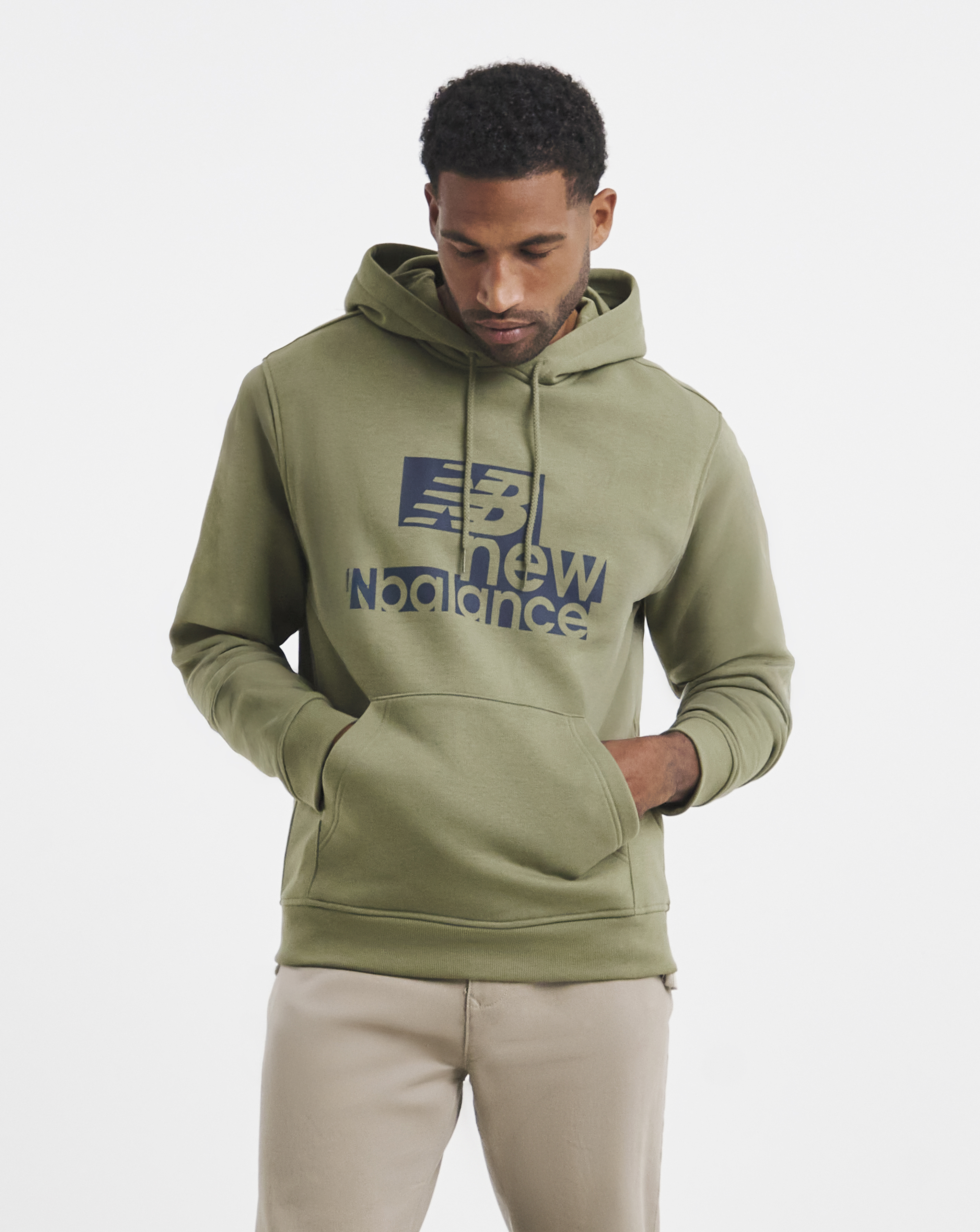 New Balance Logo Fleece Hoodie