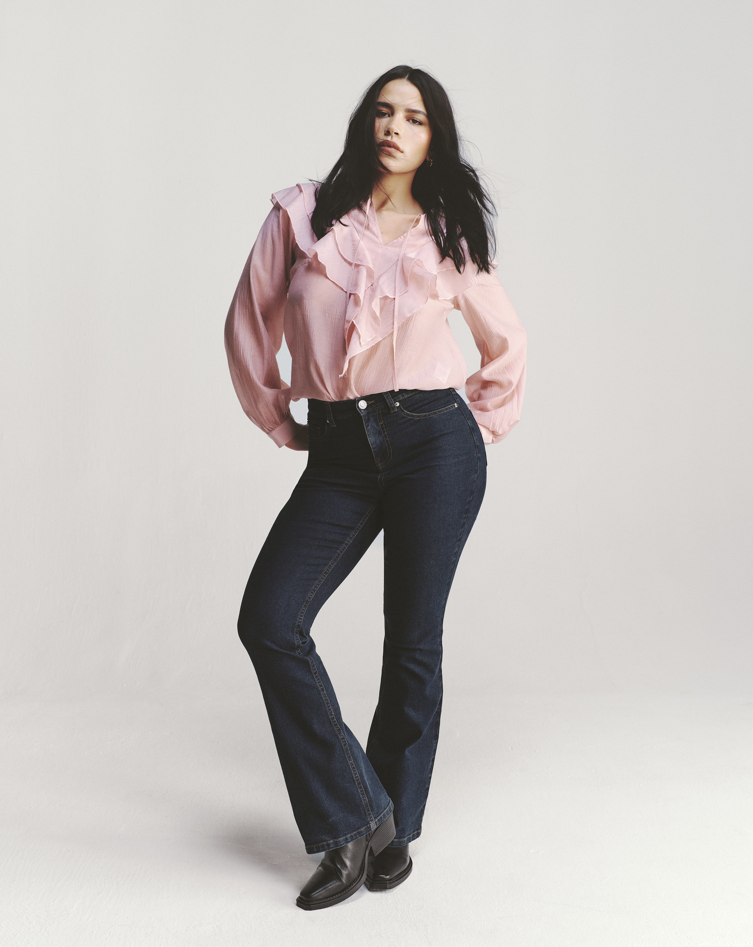 Winter Blue 24/7 Flared Jeans