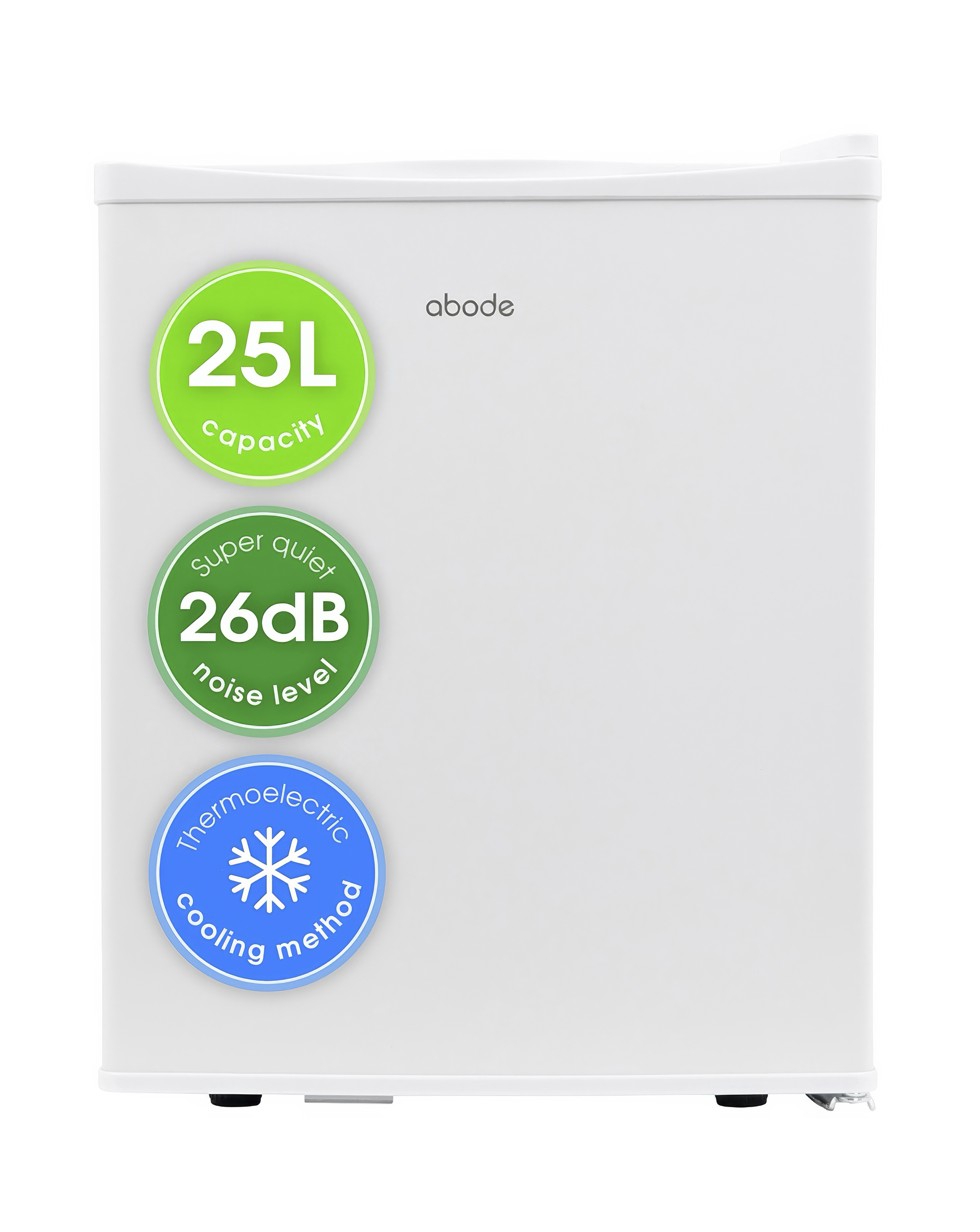 Abode 26L Quiet/ SIlent Cooler - White