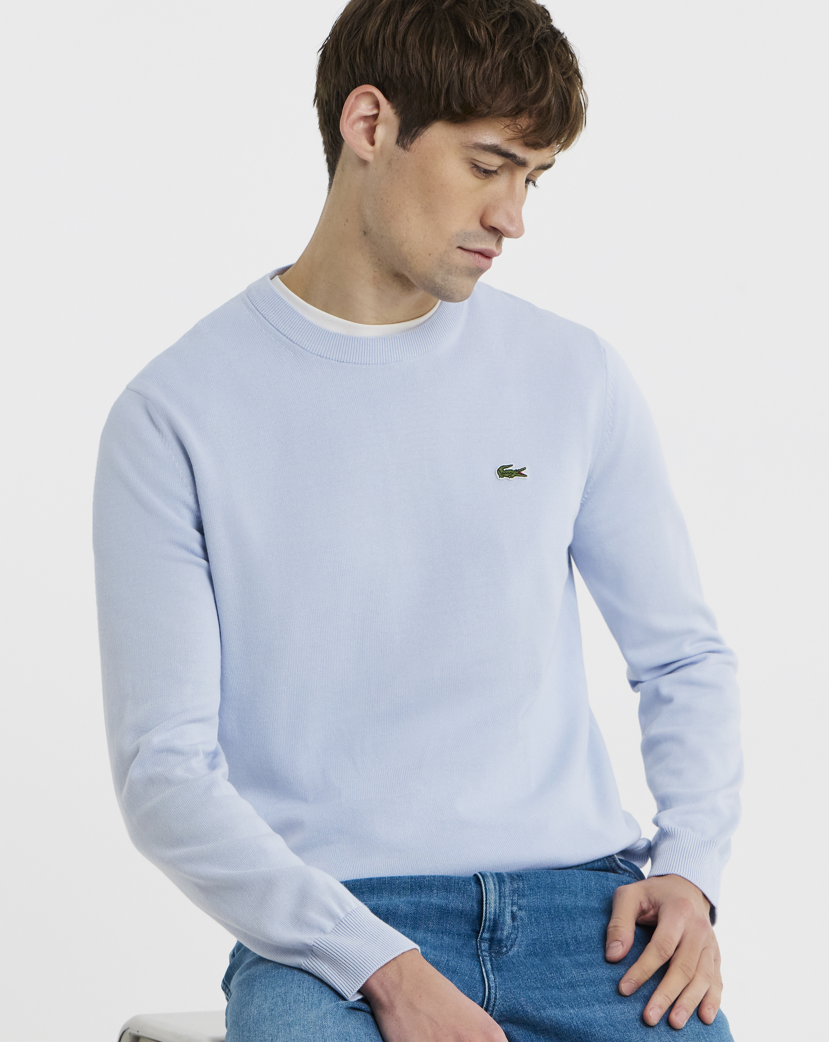 Lacoste Classic Crew Neck Knitted Jumper
