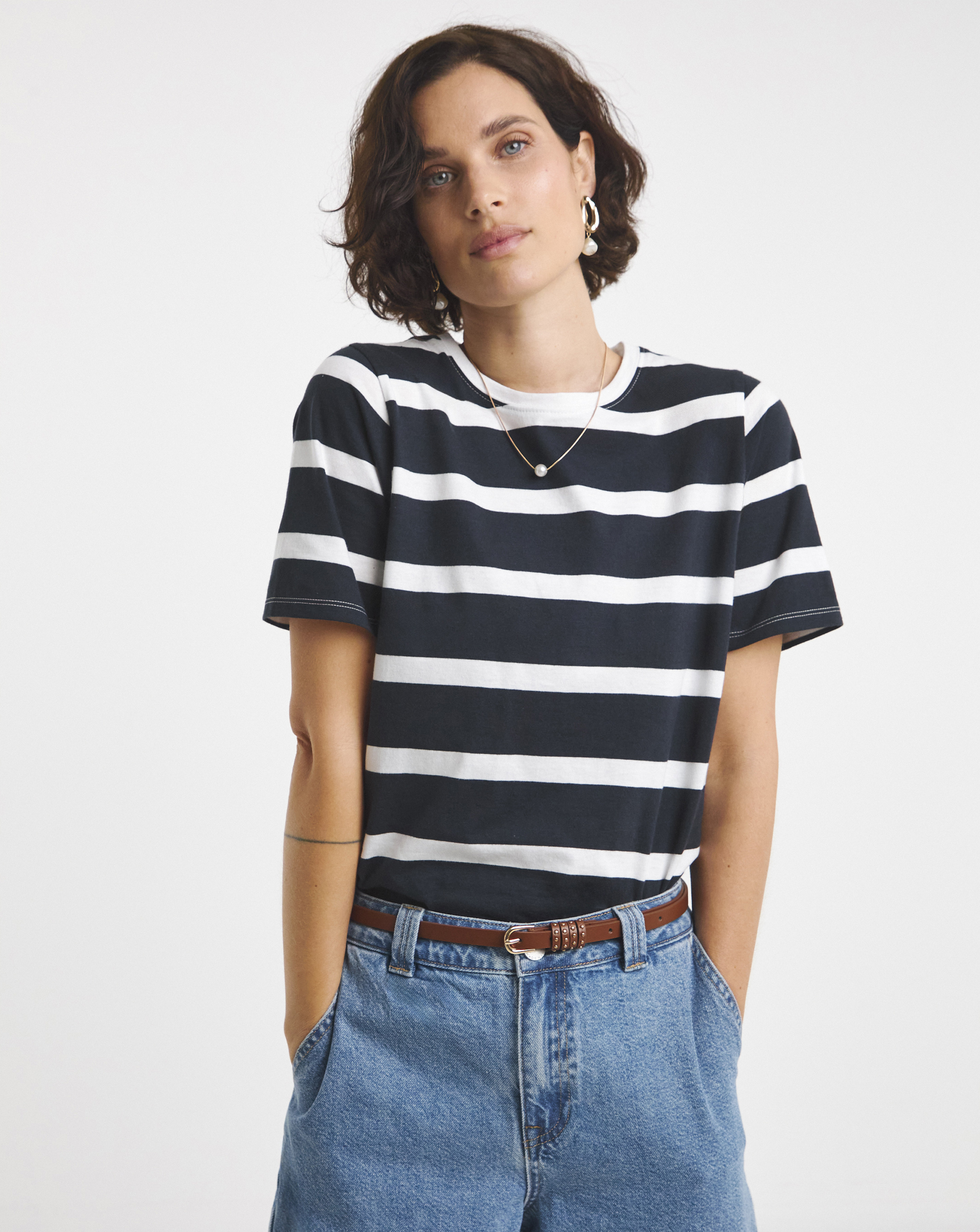 The Printed Crew Neck Tee