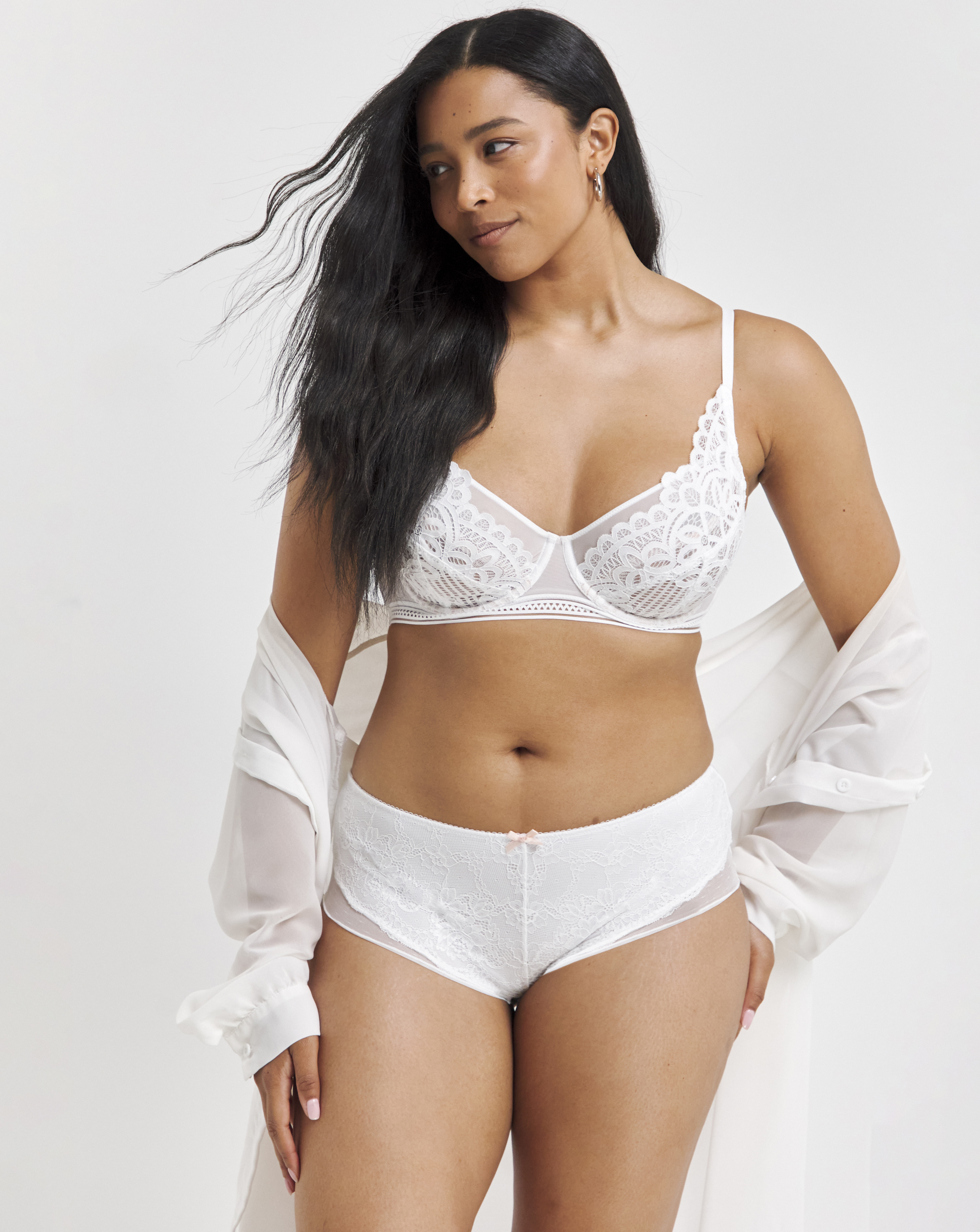 Figleaves Harper Geometric Lace Bra