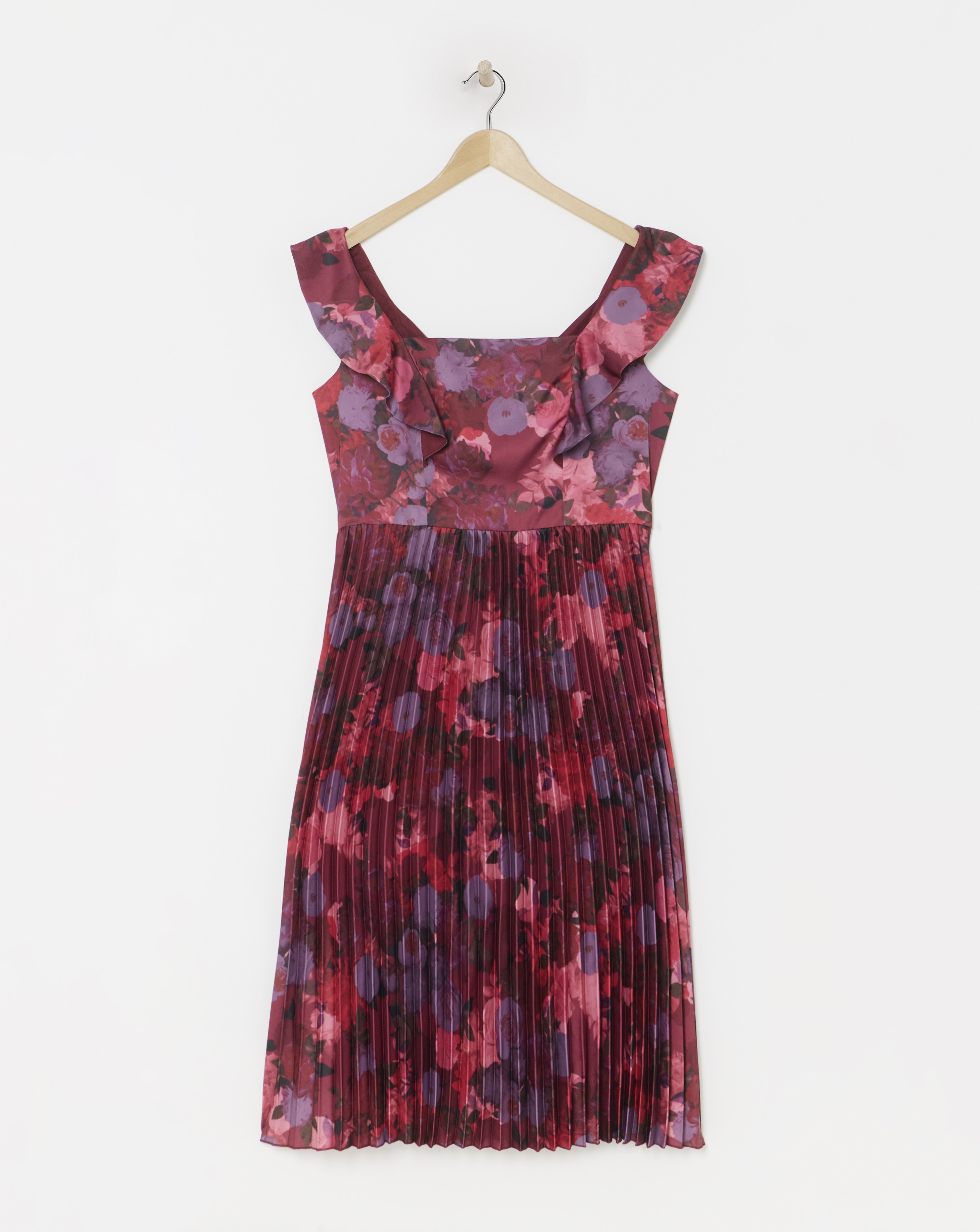 Chi Floral Print Midi Dress
