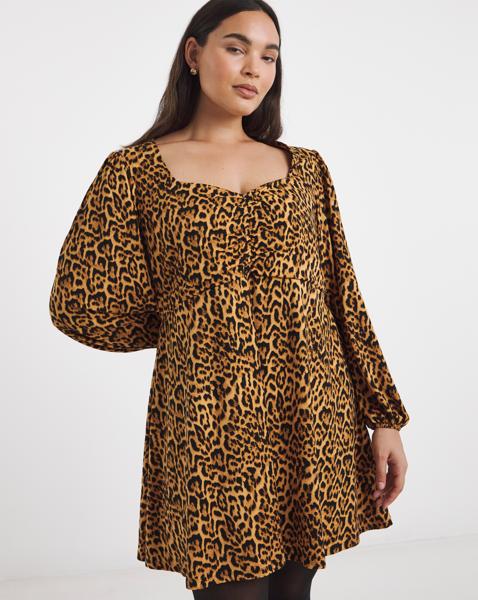 Supersoft Sweetheart Neck Skater Dress