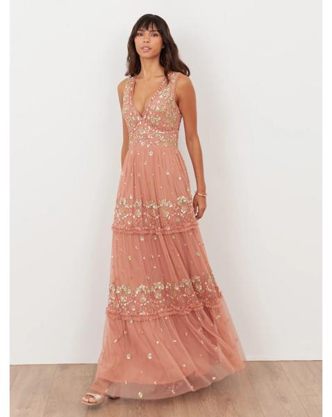 Maya Deluxe Embellished Dress