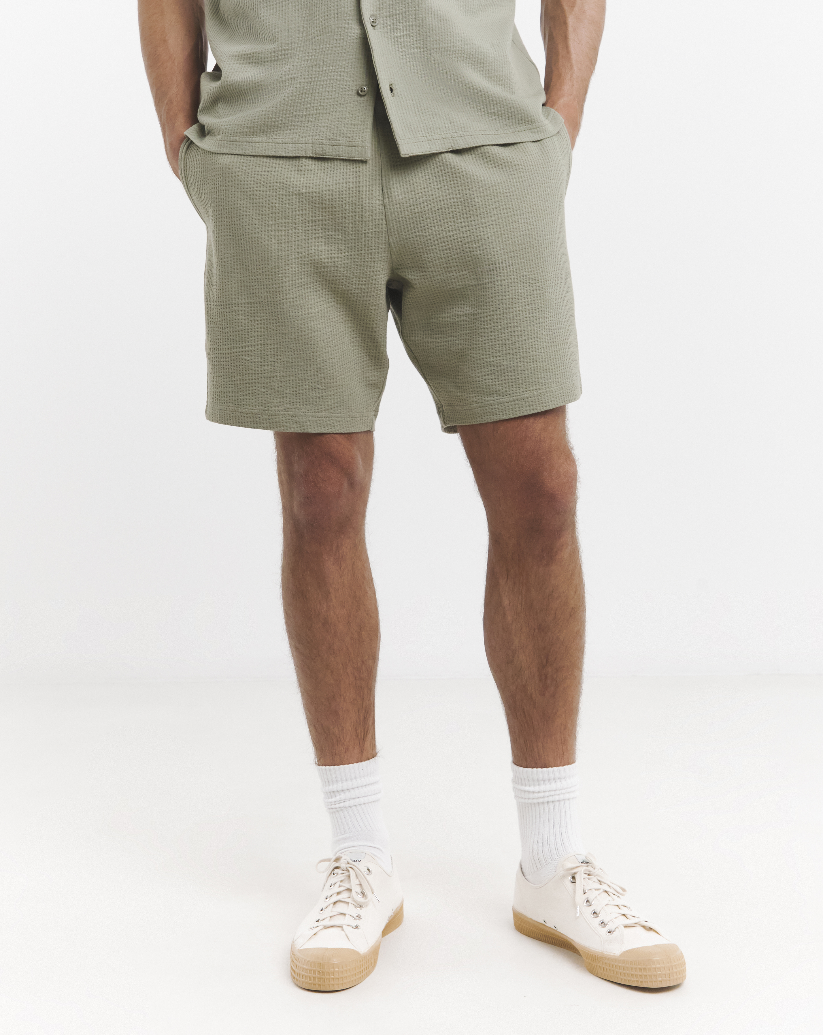 Jersey Seersucker Short