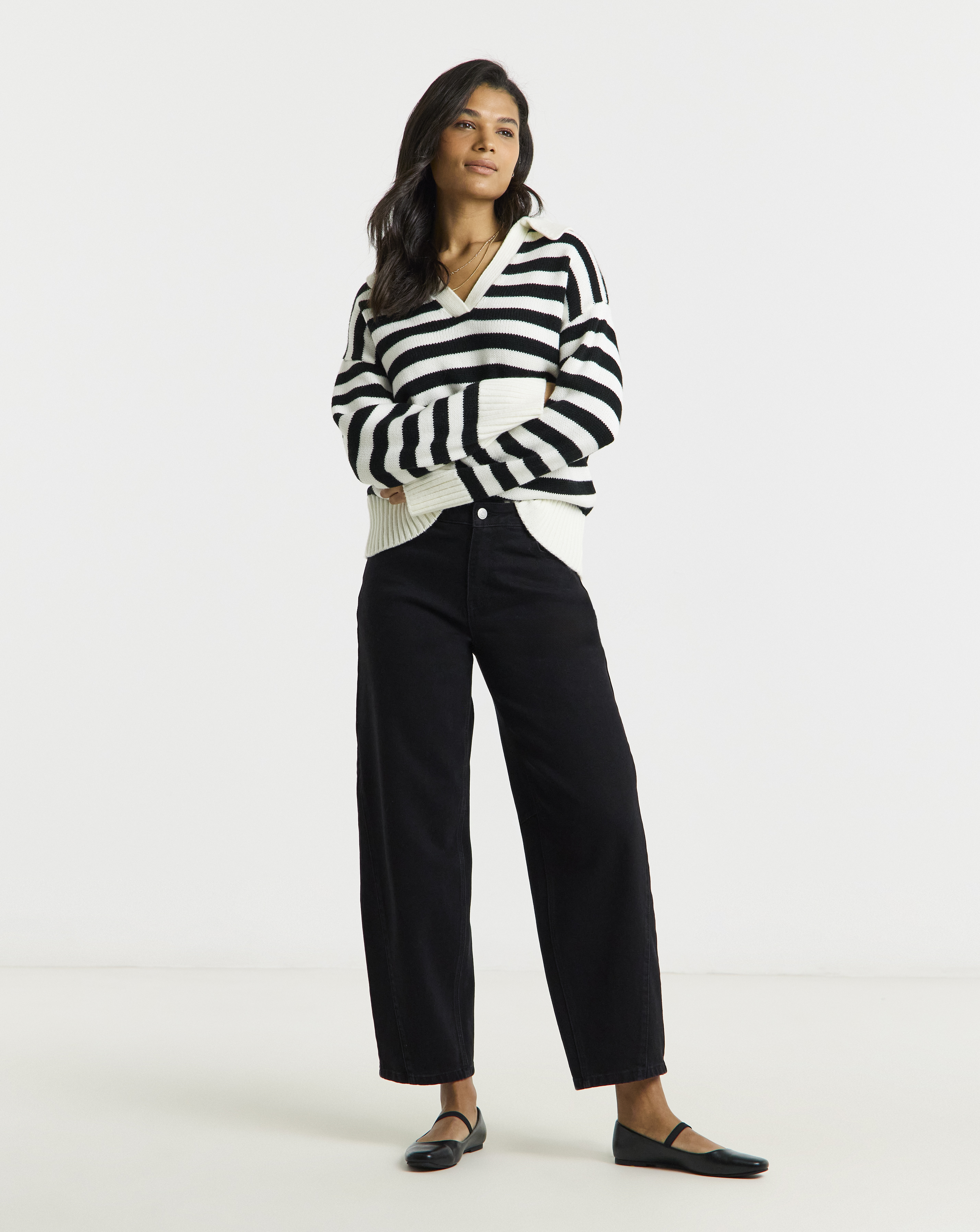Simply Be Black StretchTapered Jeans
