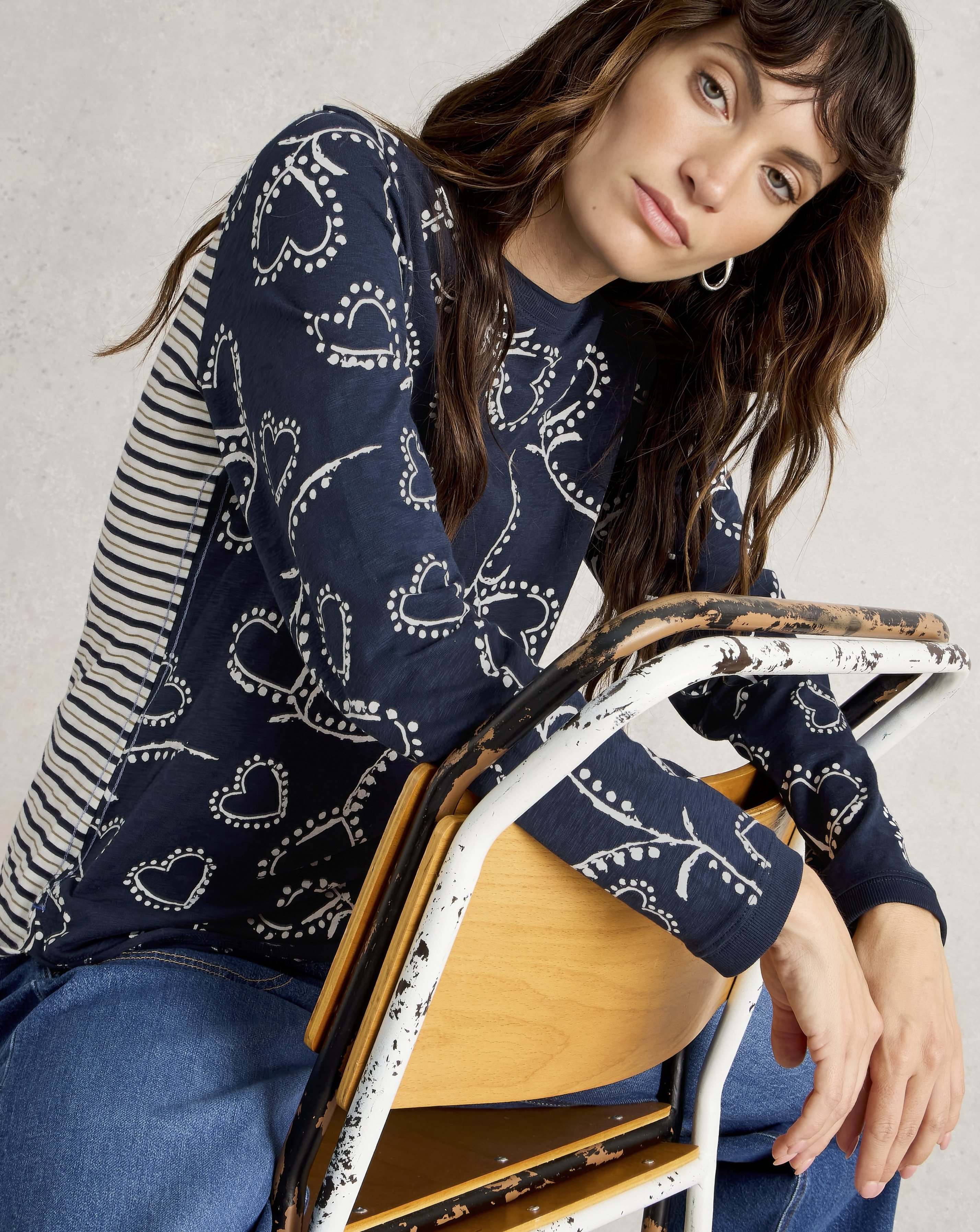 White Stuff Clara Long Sleeve Tee