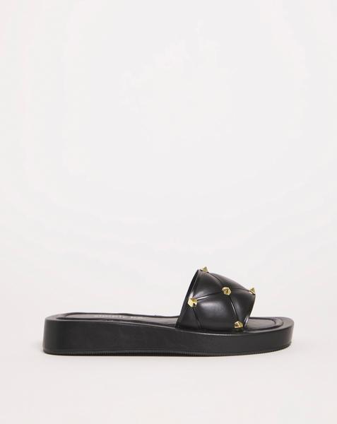 Simply Be Quilted Studded Sandals Wide