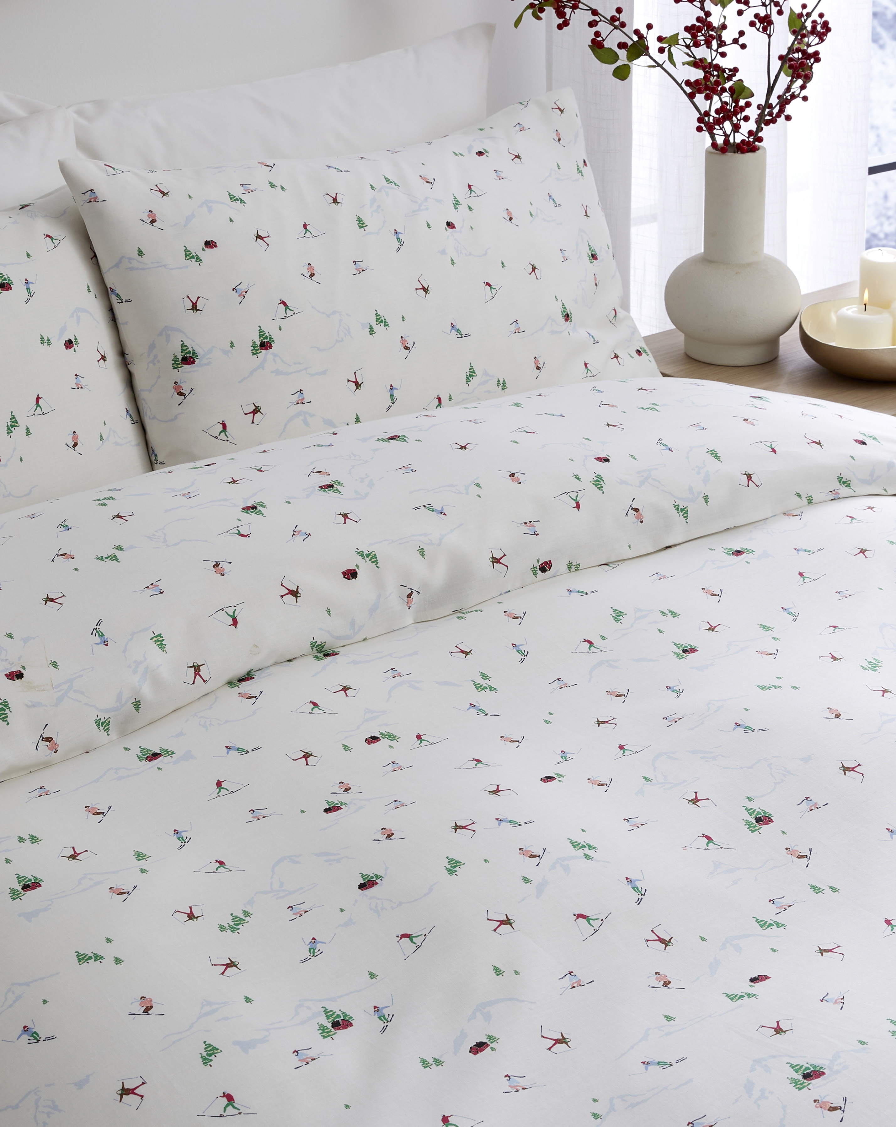Ski Season Duvet Cover Set