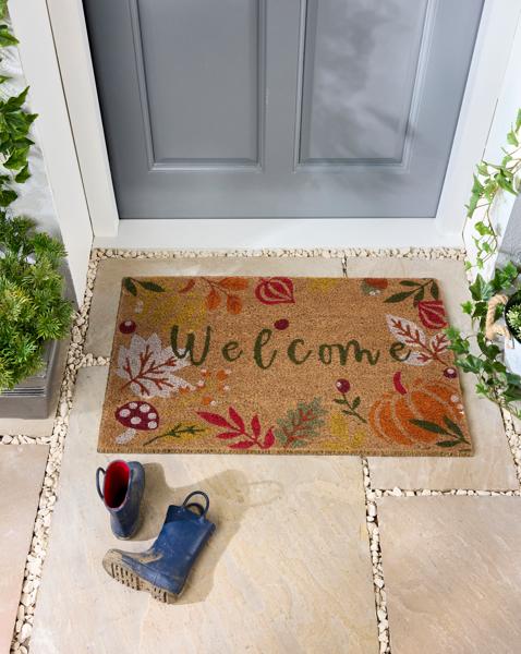 My Mat Coir Autumnal Welcome Doormat