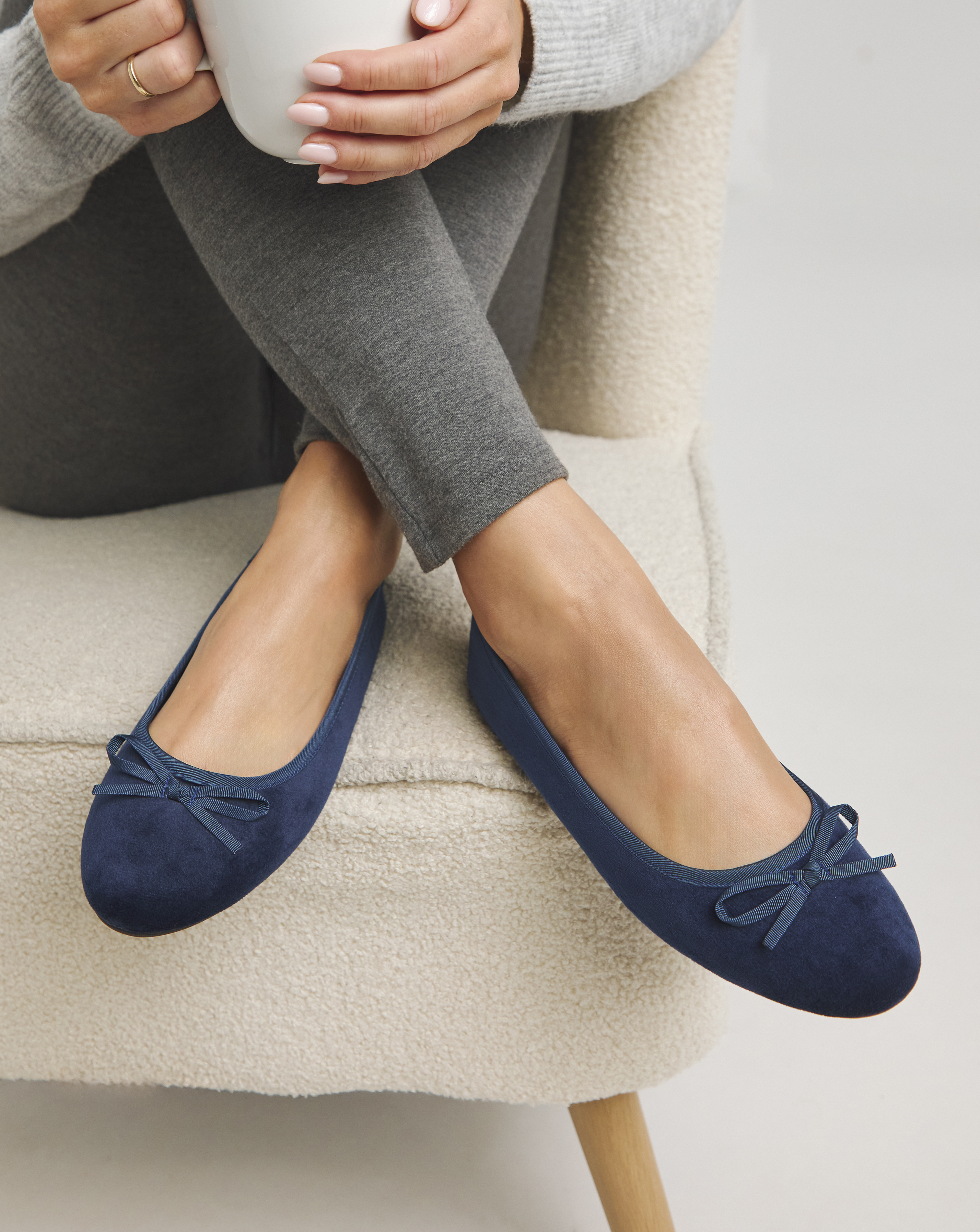 Soft Ballerina Slipper Wide Fit