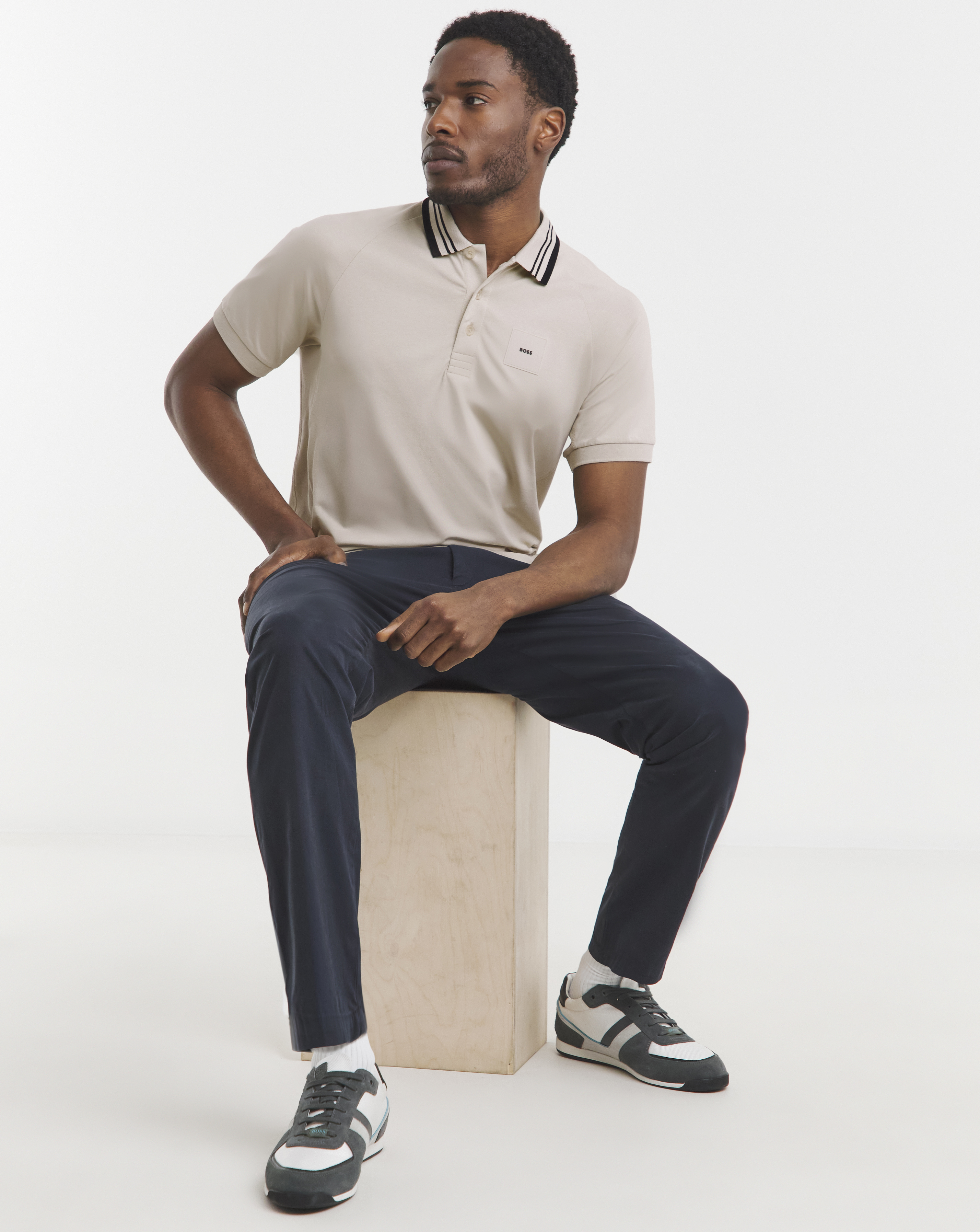 BOSS Paddy Rib Polo