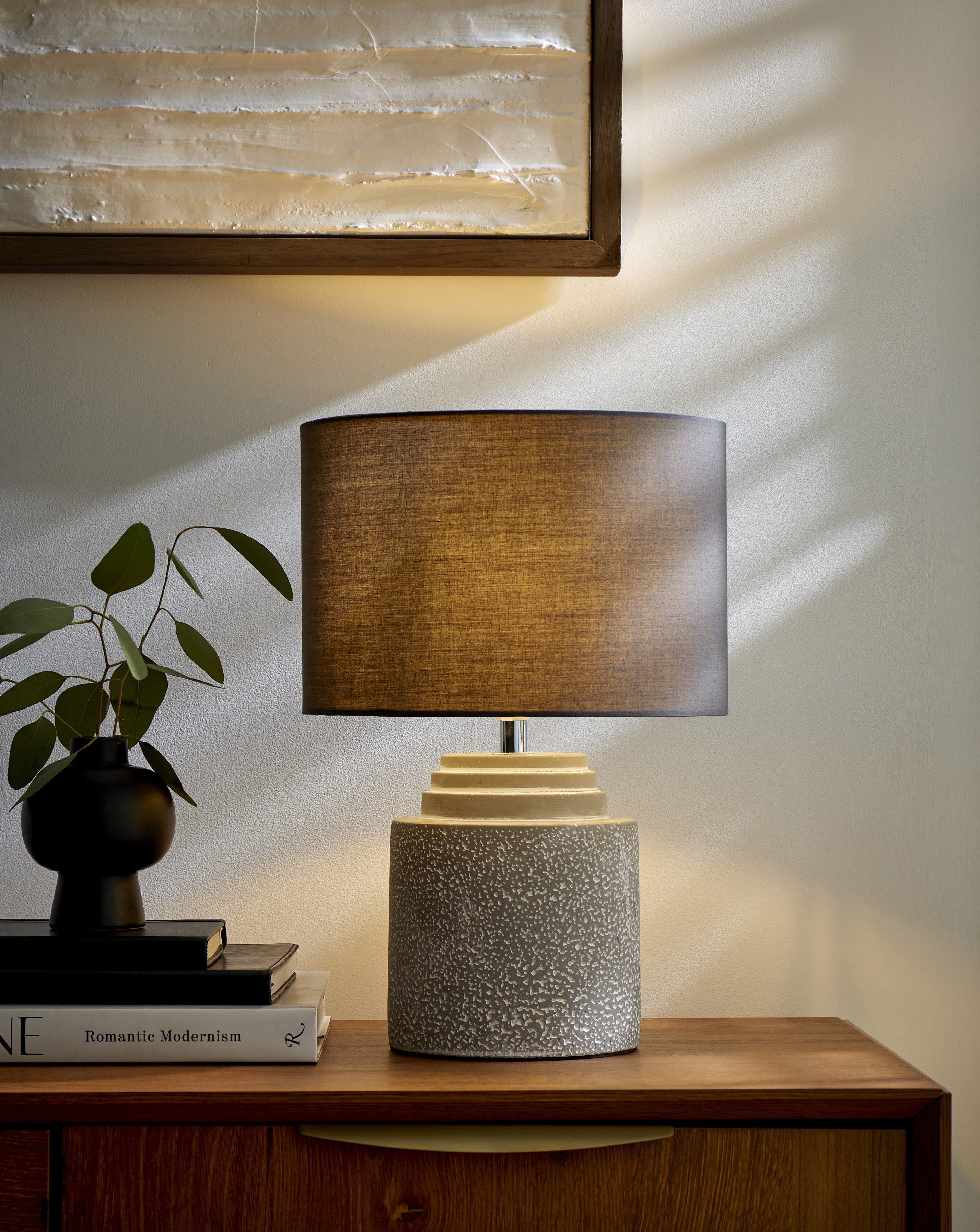 Cement Base Table Lamp - Image