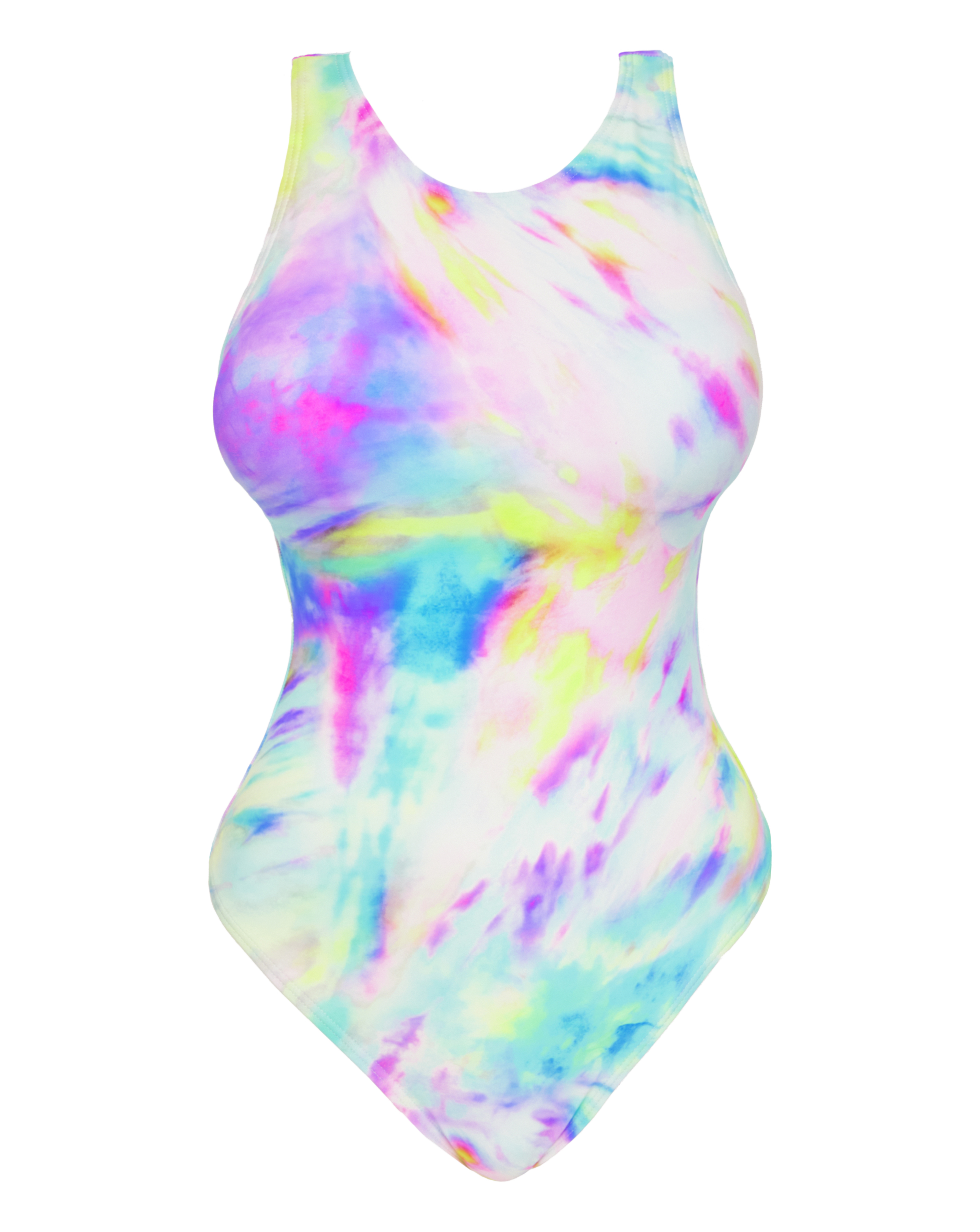 Simply Be Euphoria High Leg Racer Back Swimsuit