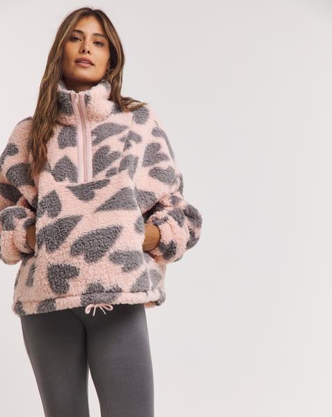 Pretty Secrets Snuggle Top Heart Print