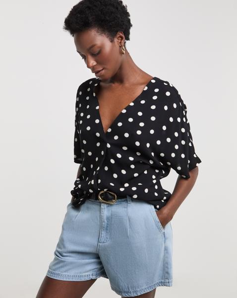 Textured Crinkle Tunic Top