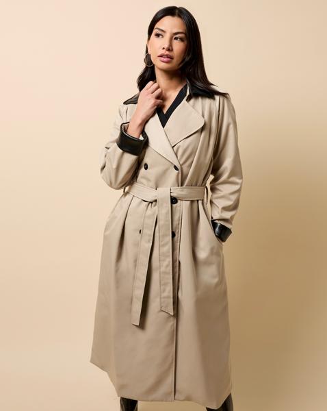 Little Mistress Trim Trench Coat