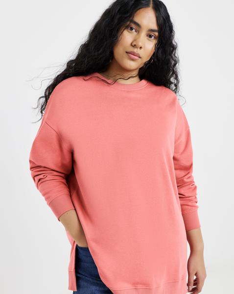 Side Split Sweatshirt Tunic