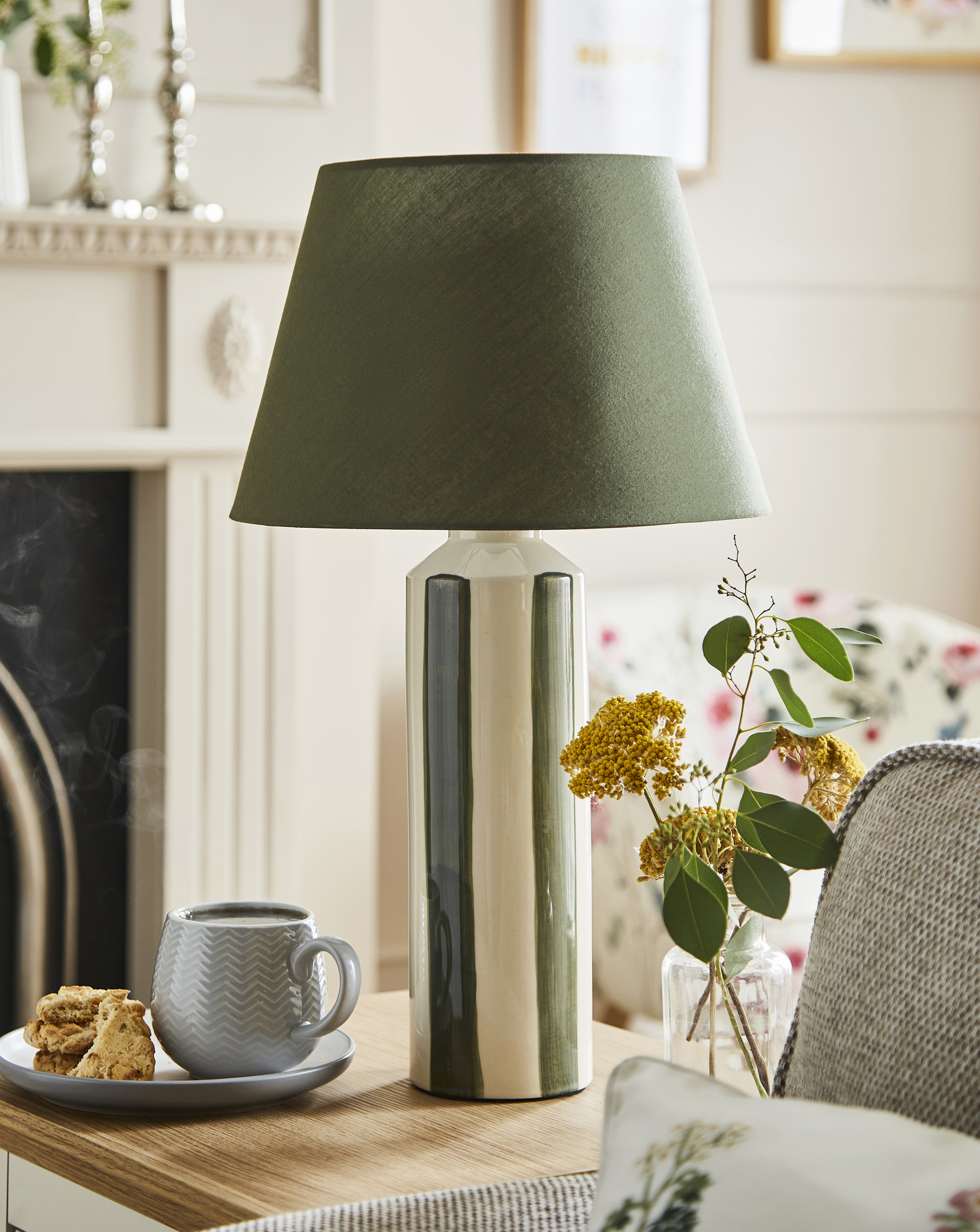 Suri Striped Ceramic Table Lamp