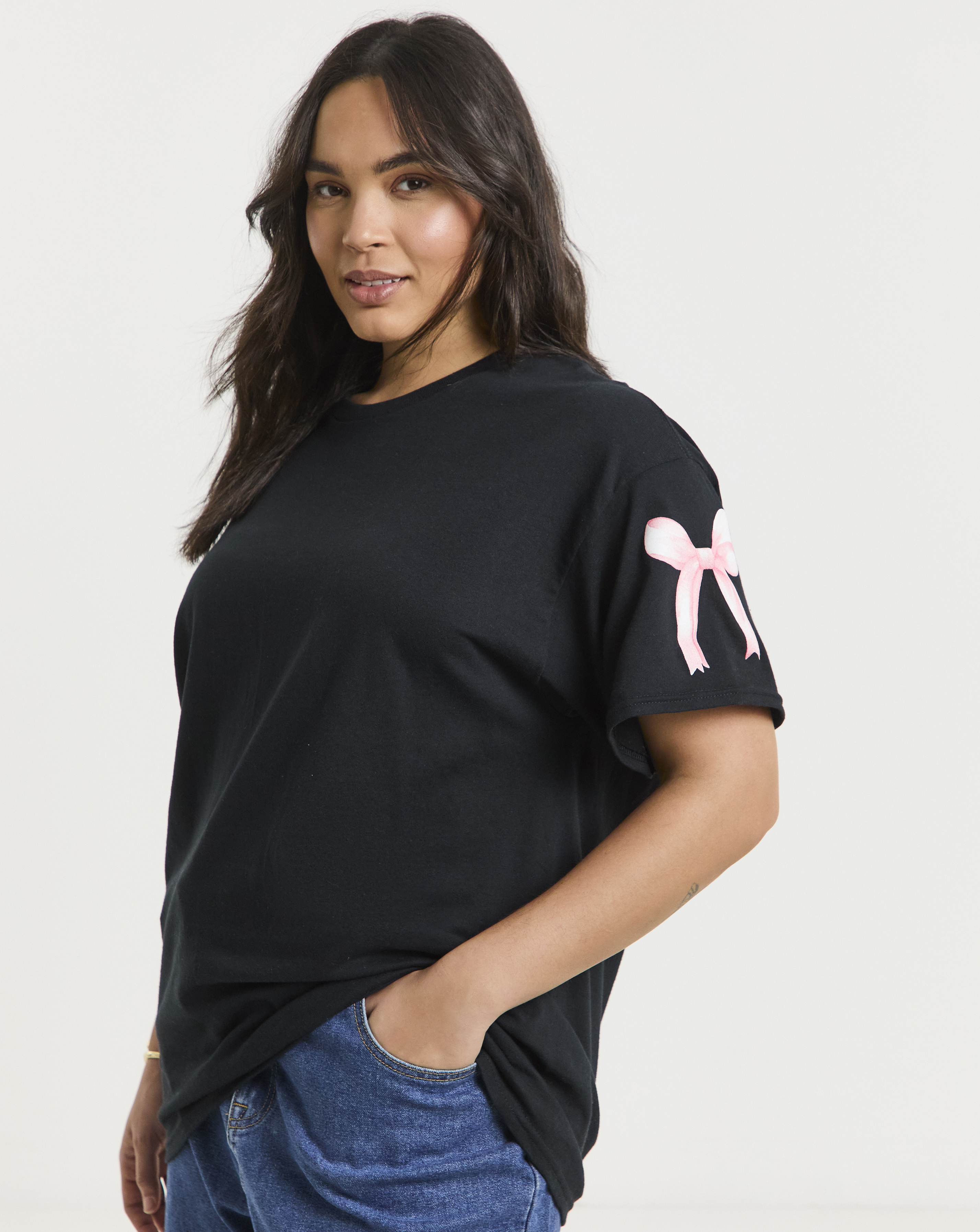 Bow Sleeve T-Shirt