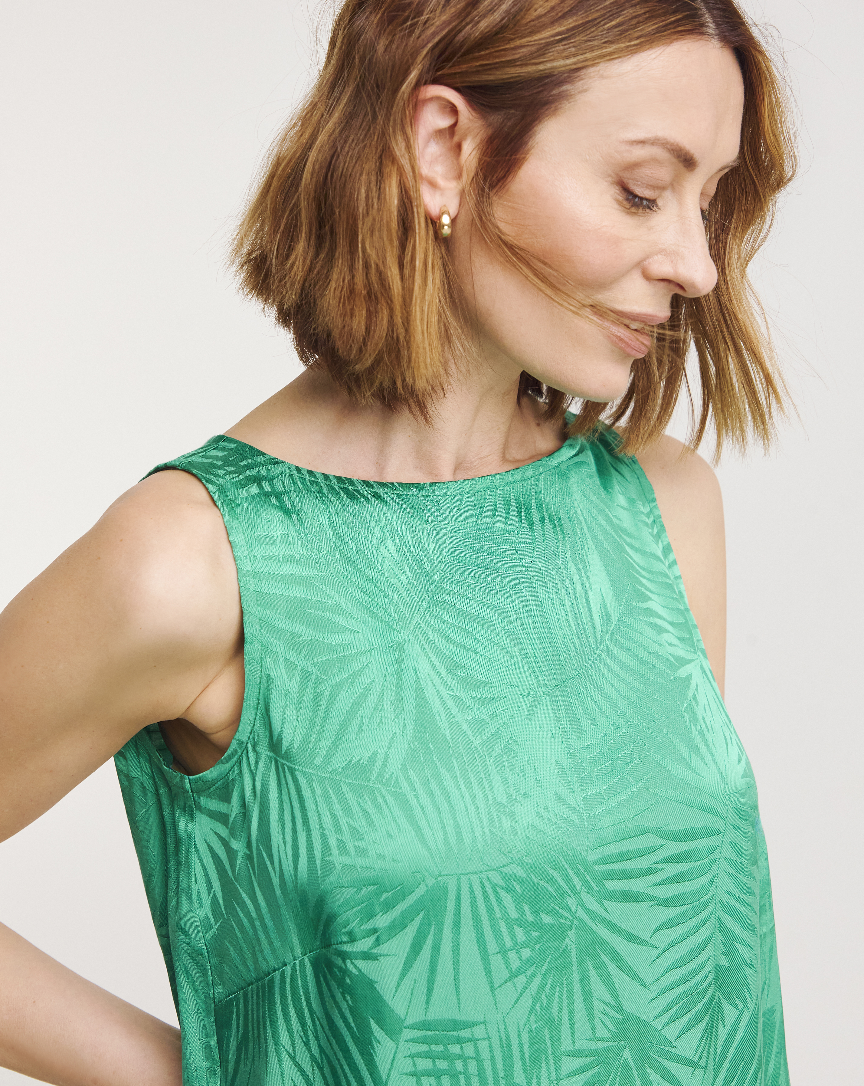 Jacquard Shell Top