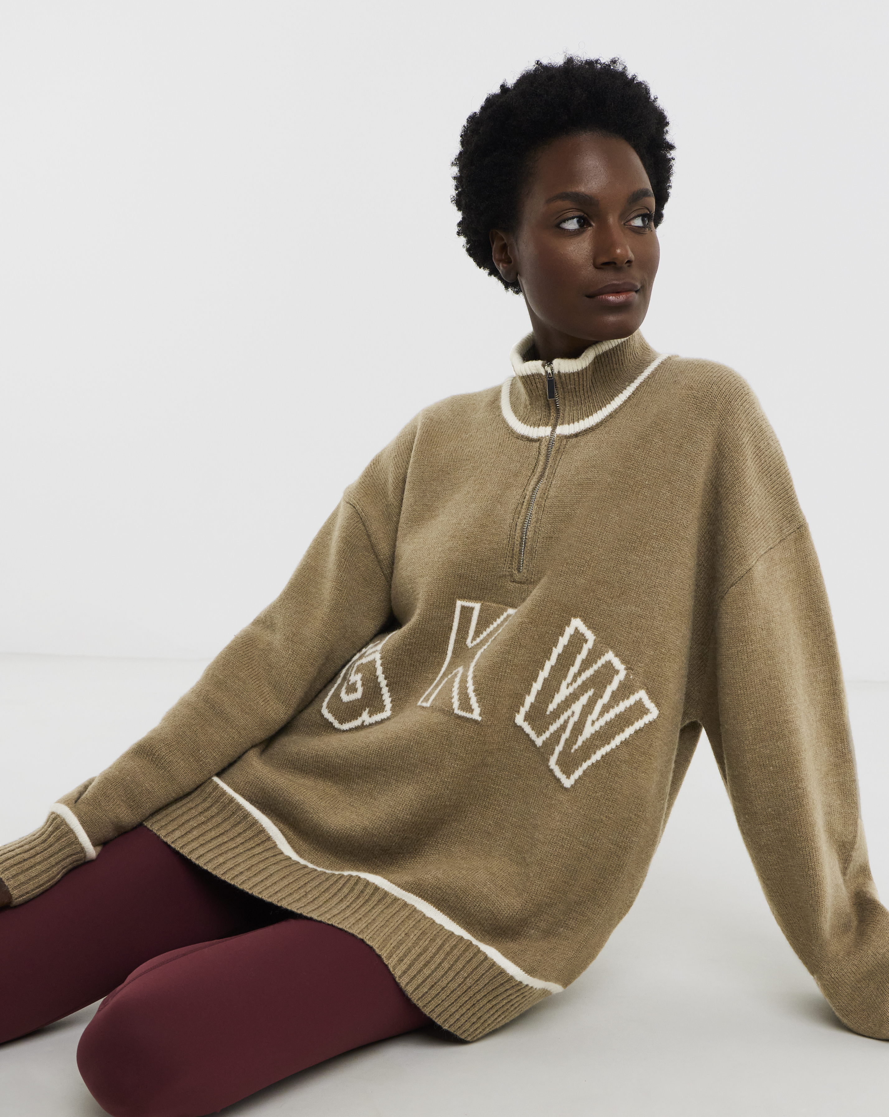 Gym King Restore 1/4 Zip Knit