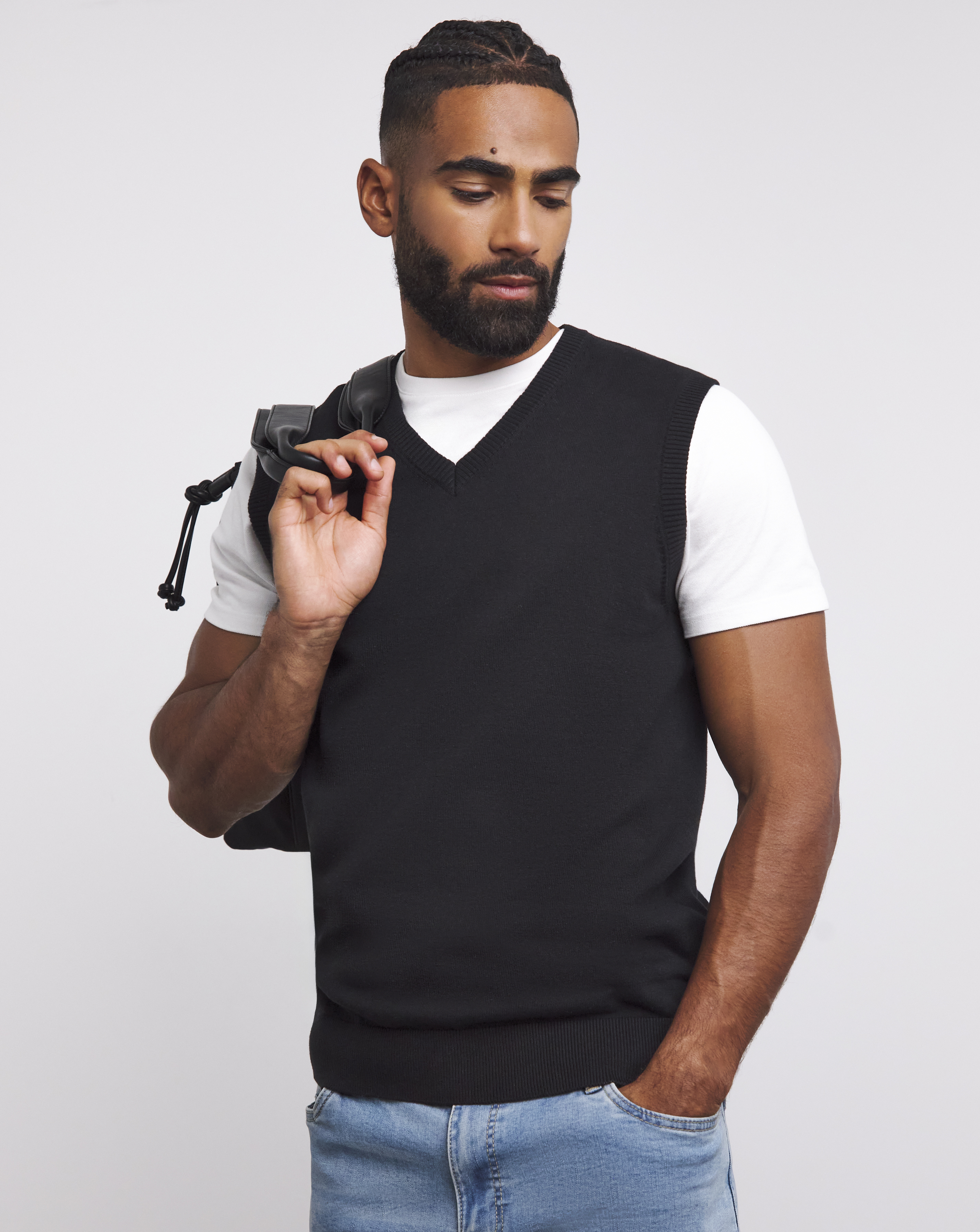 Cotton Sweater Vest