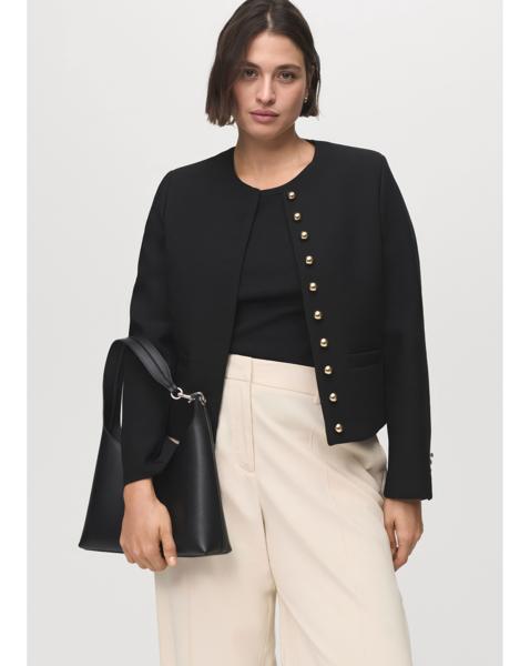 Mango Button Detail Jacket