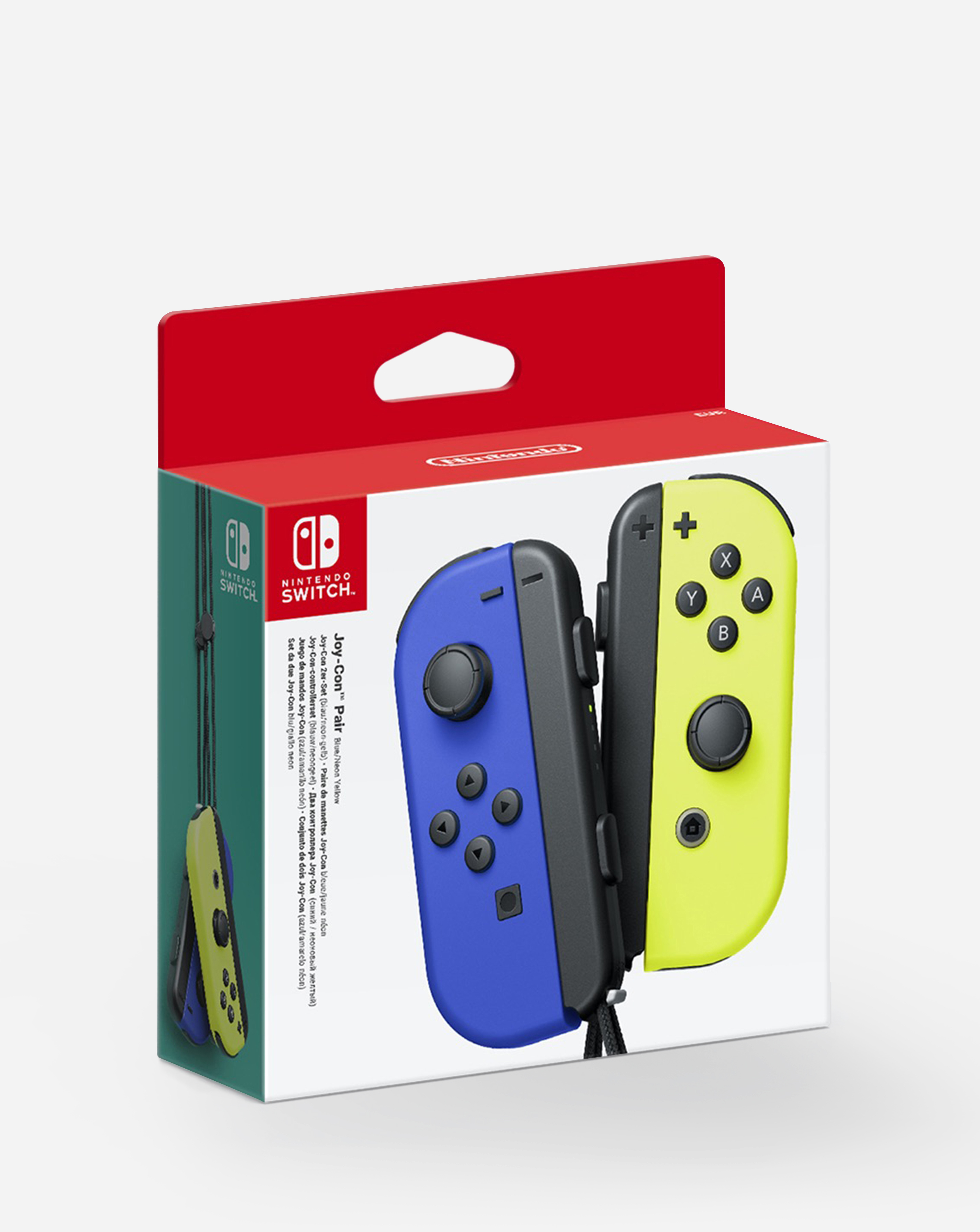 Nintendo Joy Con Pair Blue/Neon Yellow