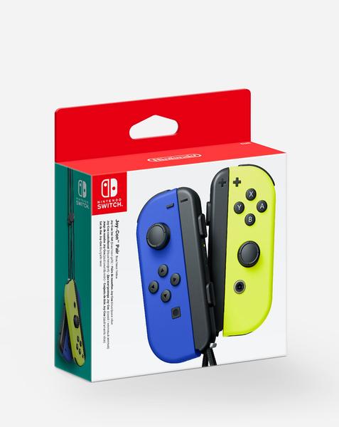 Nintendo Joy Con Pair Blue/Neon Yellow