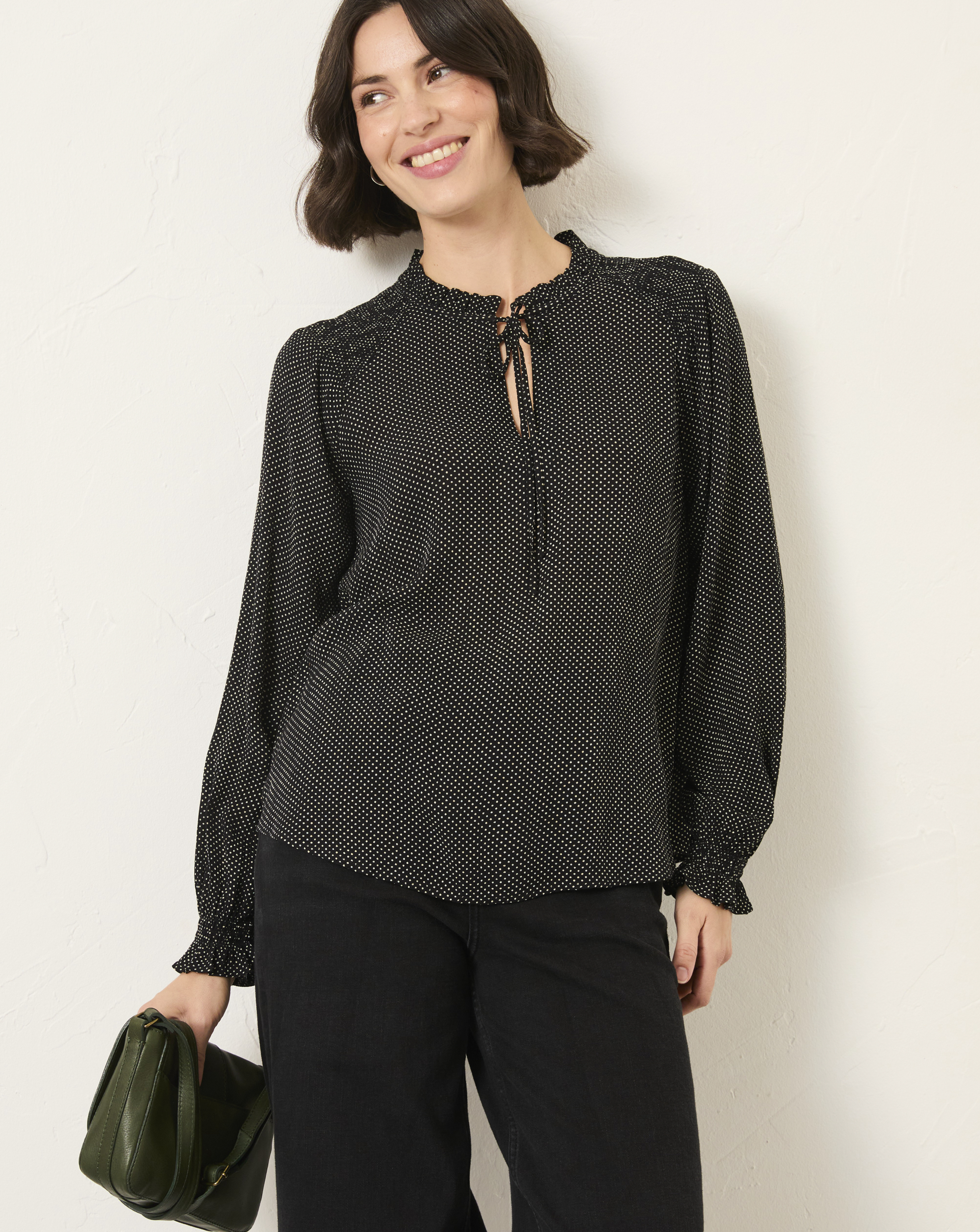 FatFace Lucy Spot Blouse