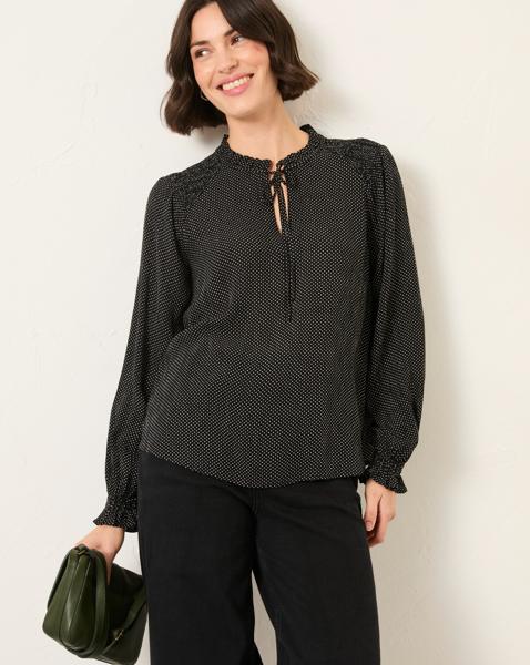 FatFace Lucy Spot Blouse