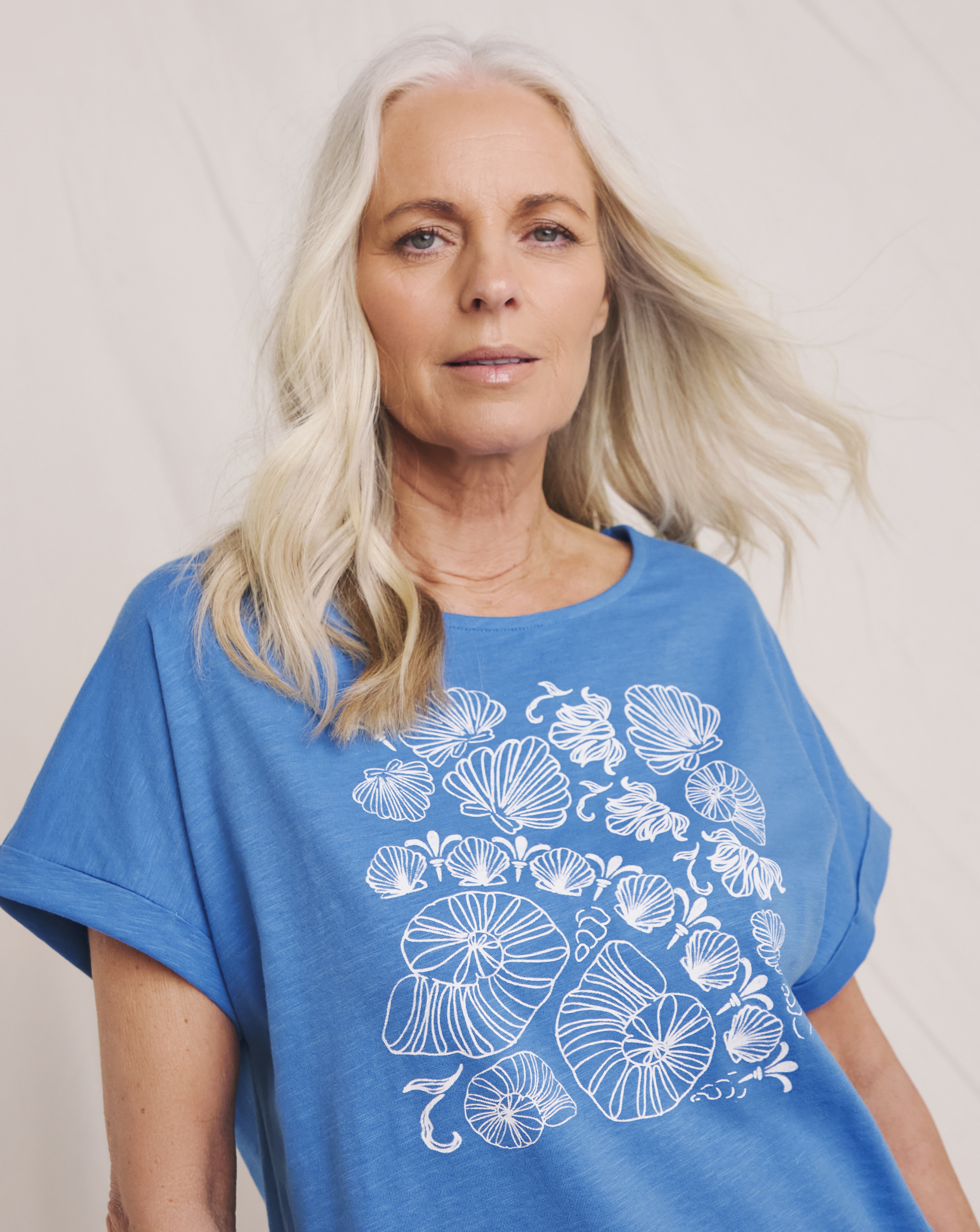 Julipa Pure Cotton Shell Printed T-Shirt