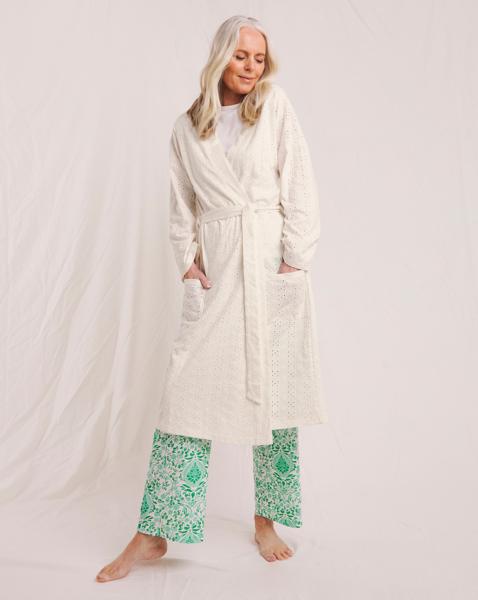 Julipa Jersey Cream Broderie Gown