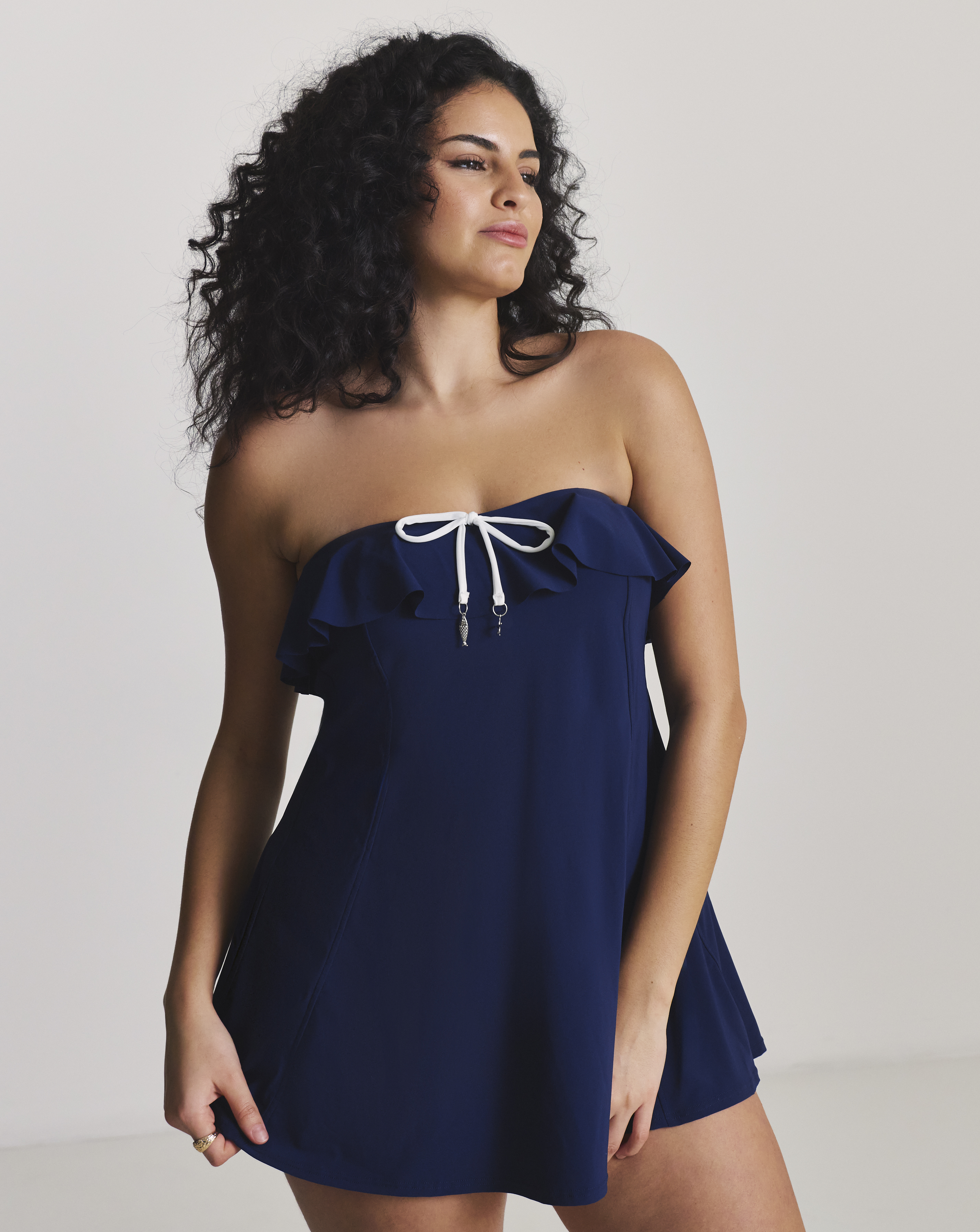 Magisculpt Ruffle Bandeau Swimdress