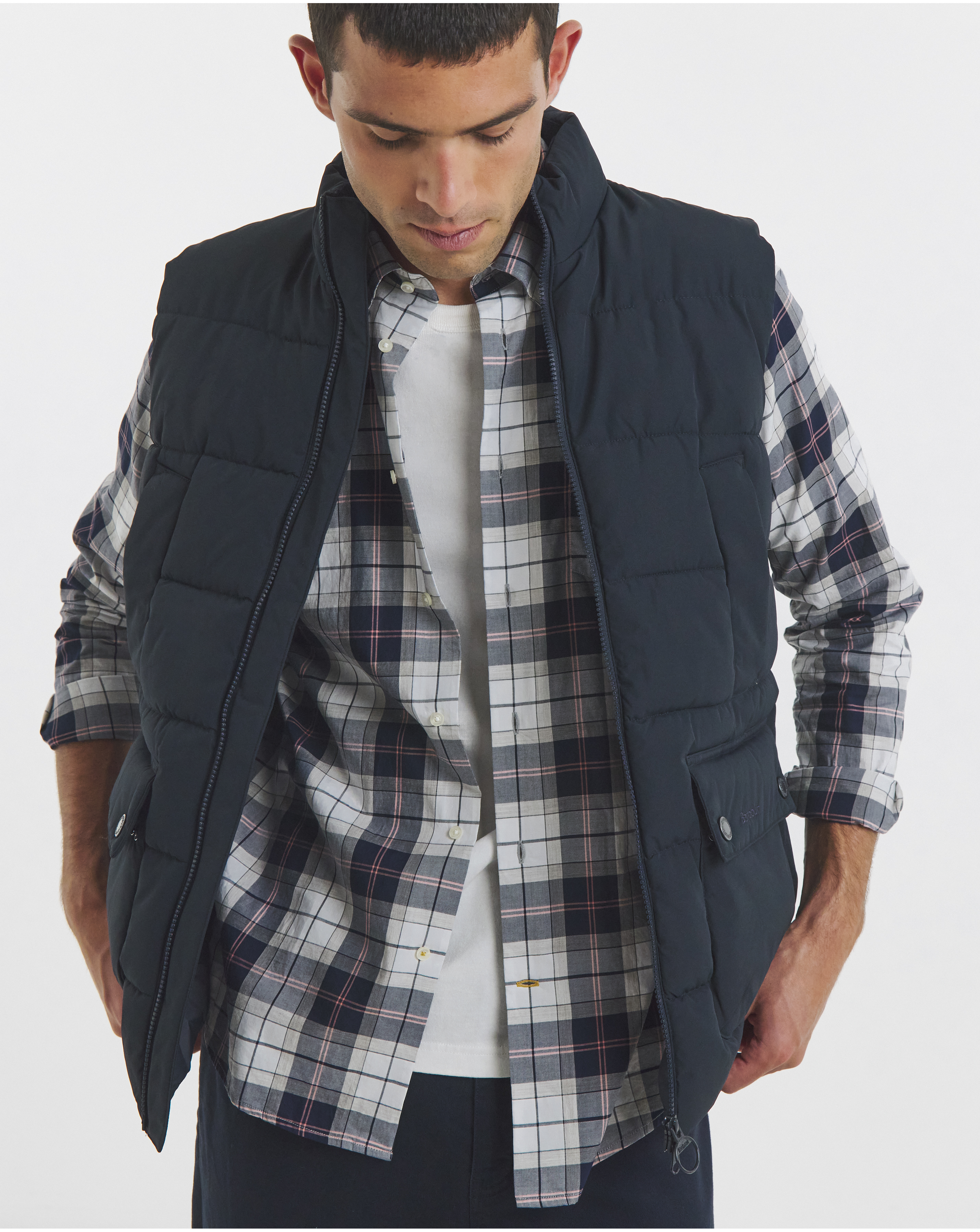 Barbour Bedale Puffer Gilet - Navy