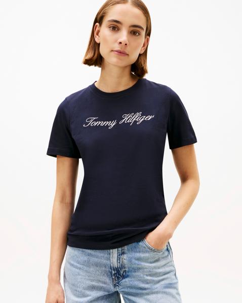 Tommy Hilfiger Script Crew Neck Tee