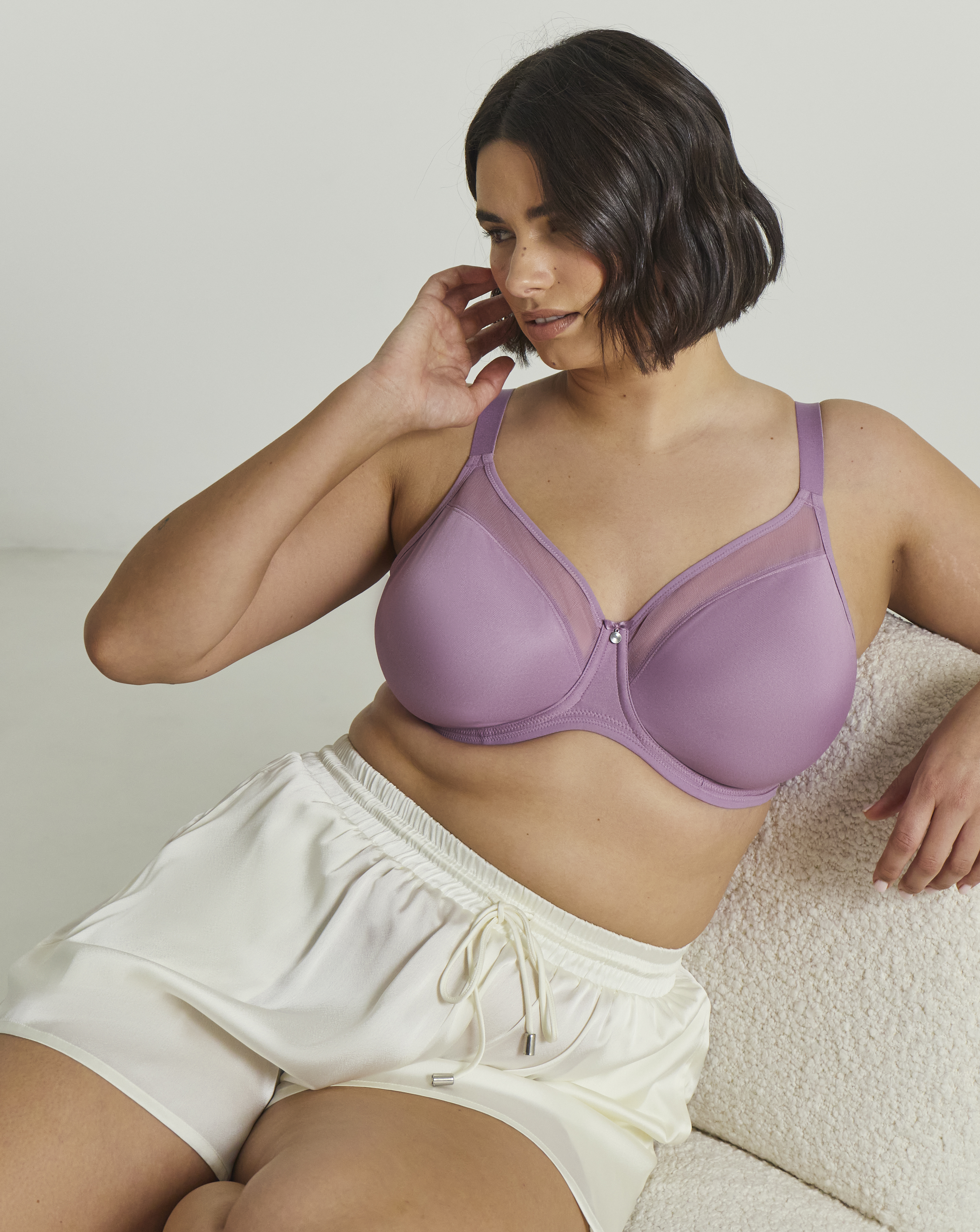 Elomi Smooth Moulded T Shirt Bra Heather