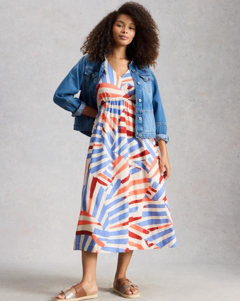 White Stuff Lucy Linen Midi