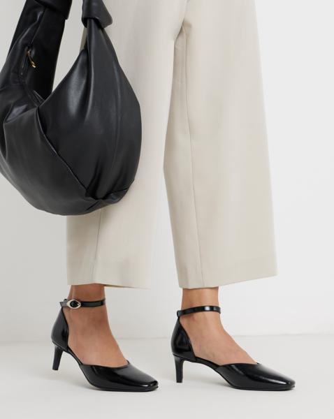 Two Part Heeled Shoes Wide