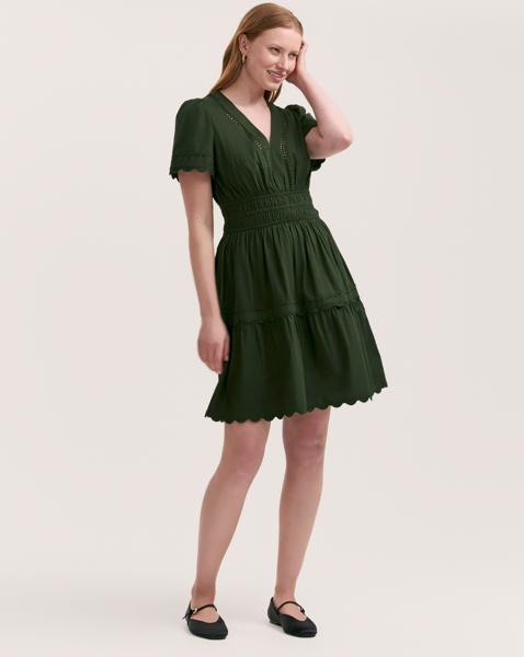 Finery London Scallop Mini Dress