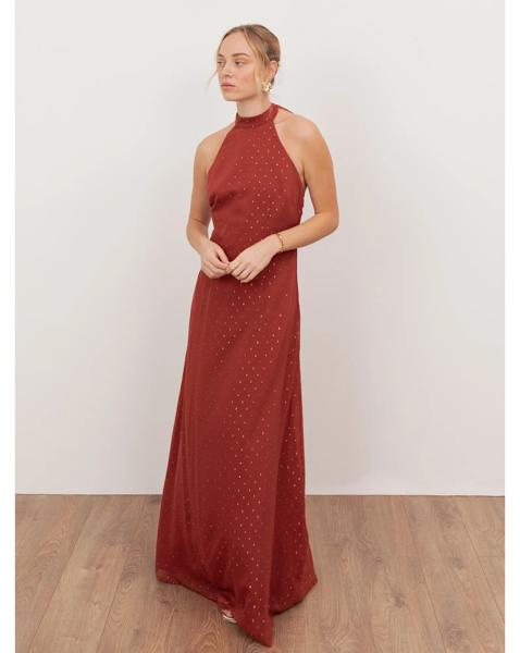 Anaya With Love Burnout Fabric Dress