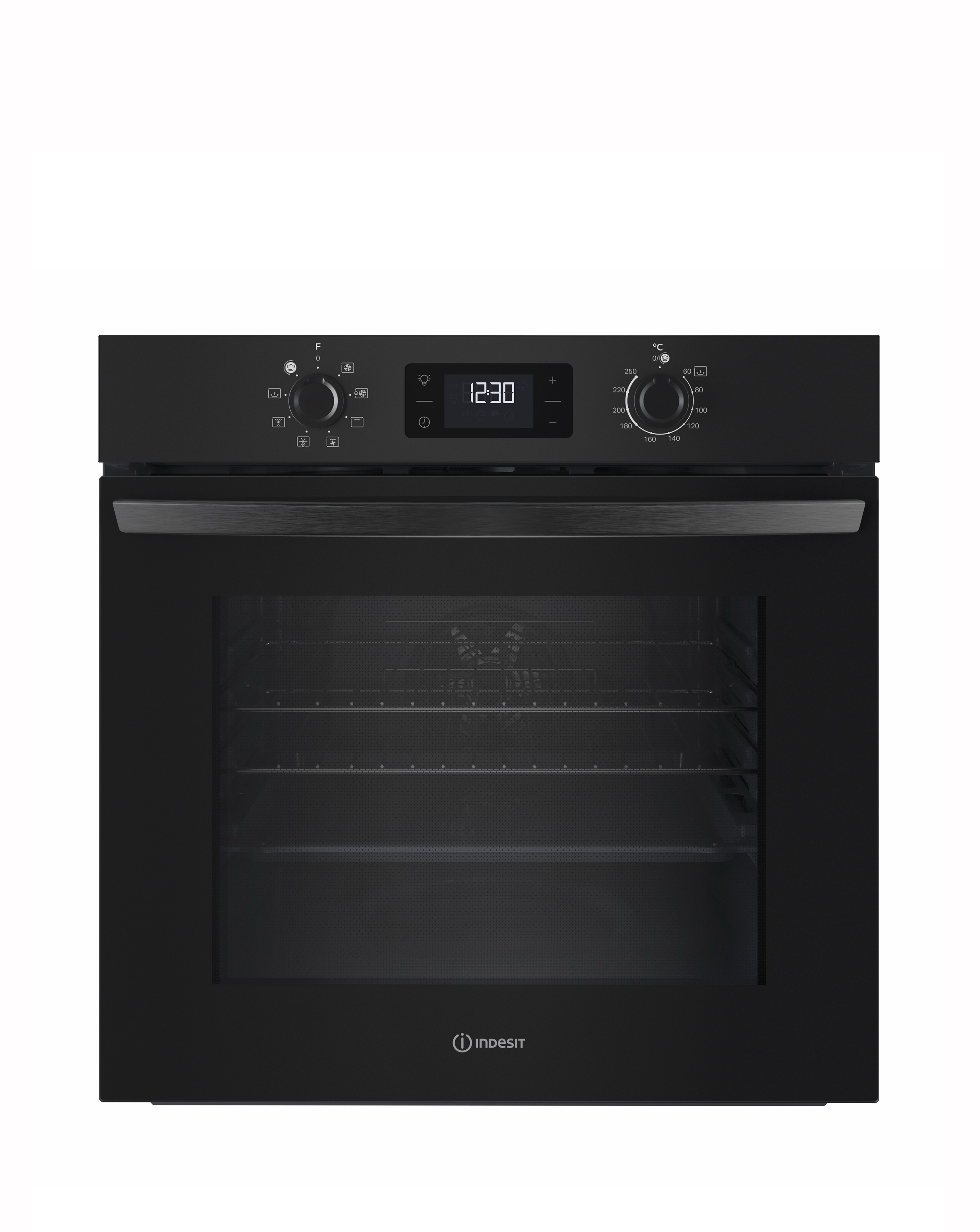 Indesit IO253BUK Built Elec Sngl Oven Bl