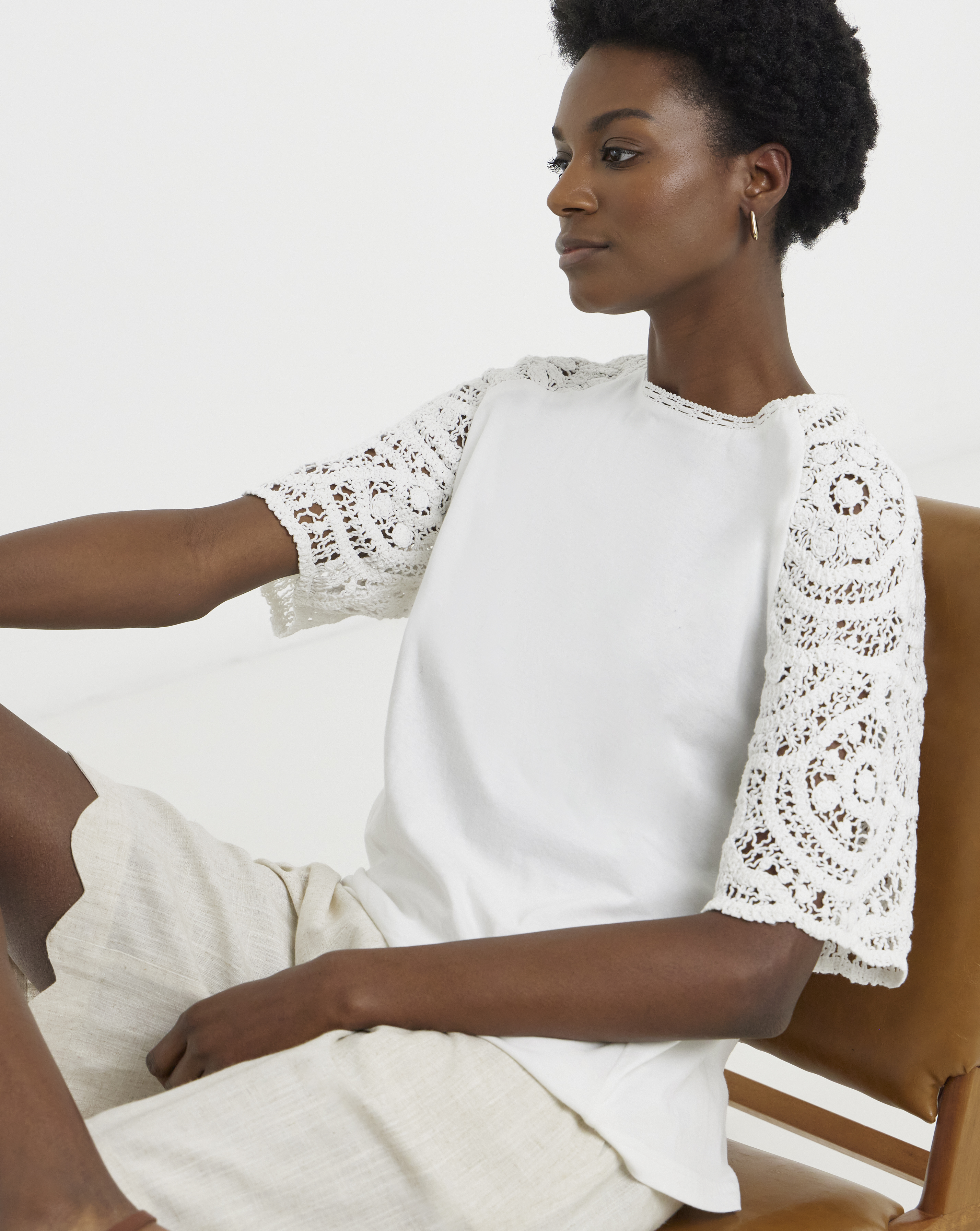 Crochet Sleeve Top